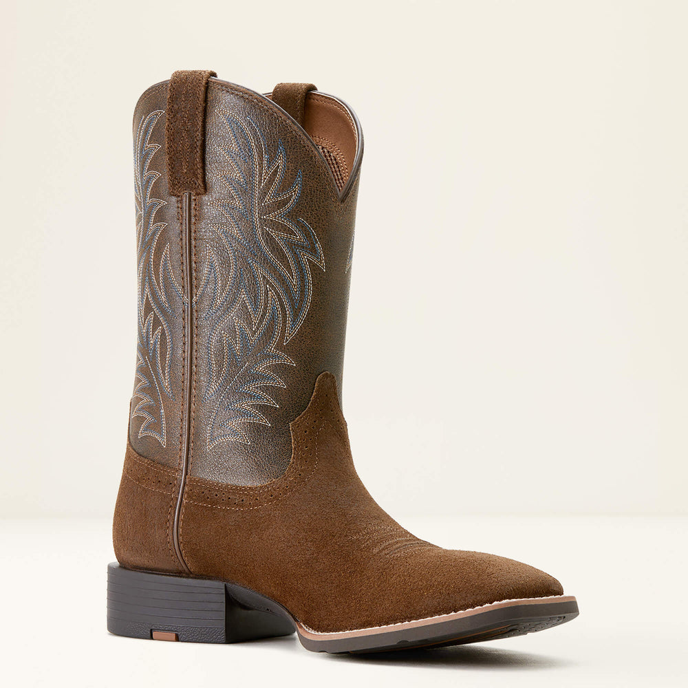 Sport Western Wide Square Toe Cowboy Boot - Men
