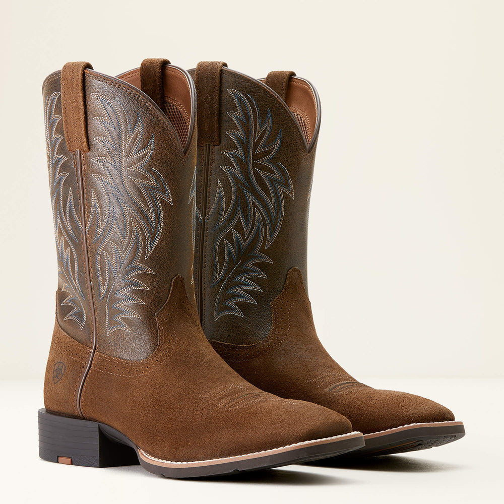 Sport Western Wide Square Toe Cowboy Boot - Men