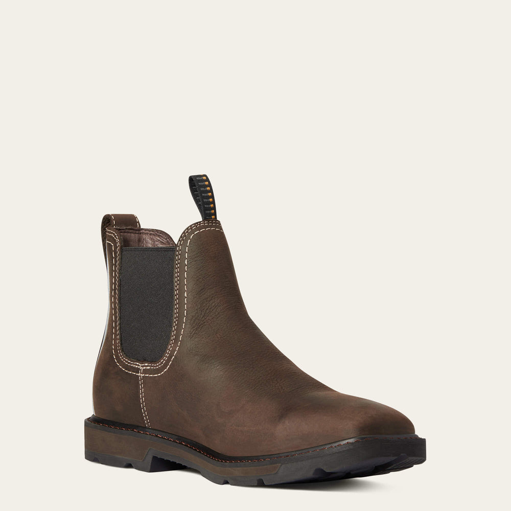 Groundbreaker Chelsea Wide Square Toe Waterproof Work Boot - Men