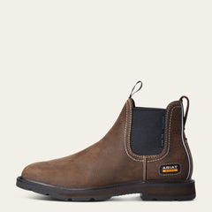 Groundbreaker Chelsea Wide Square Toe Waterproof Steel Toe Work Boot - Men