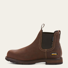 Groundbreaker Chelsea Waterproof Steel Toe Work Boot - Men