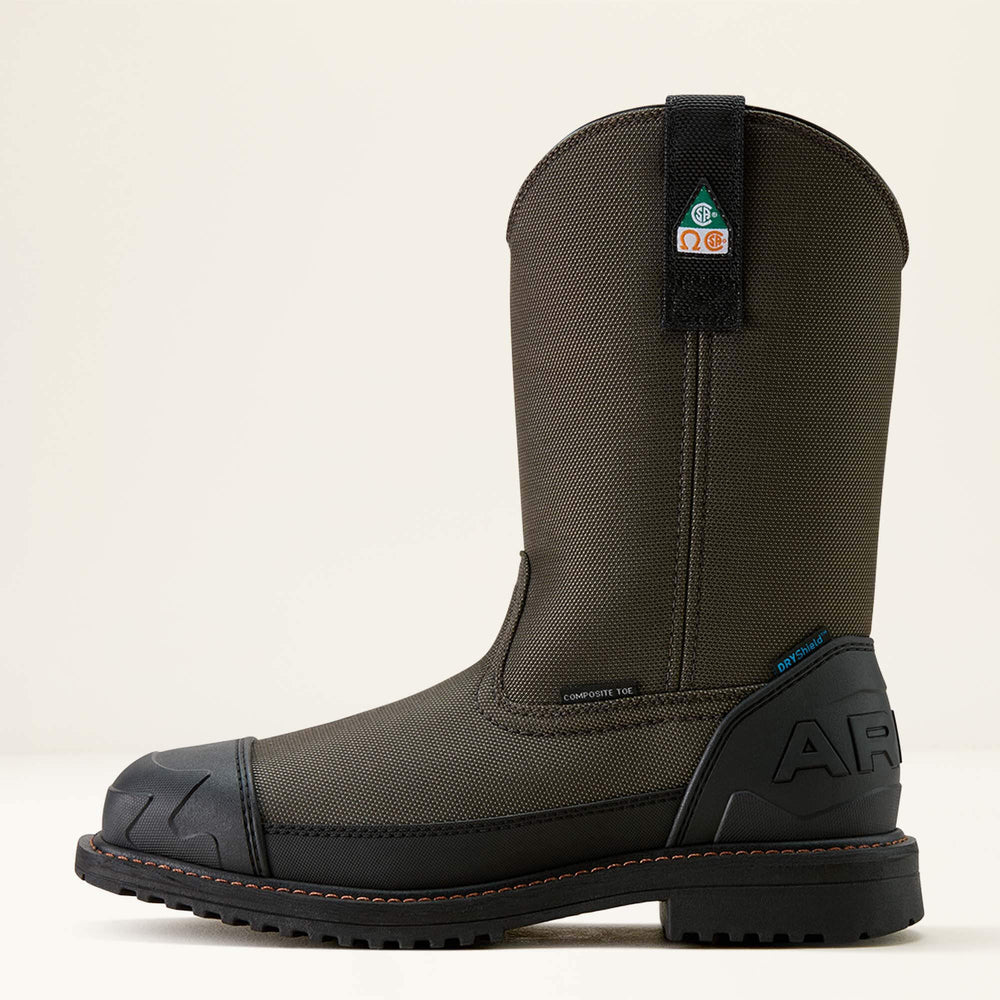 RigTEK Wildcat Pull-On CSA Waterproof Wide Square Toe Composite Toe Work Boot - Men