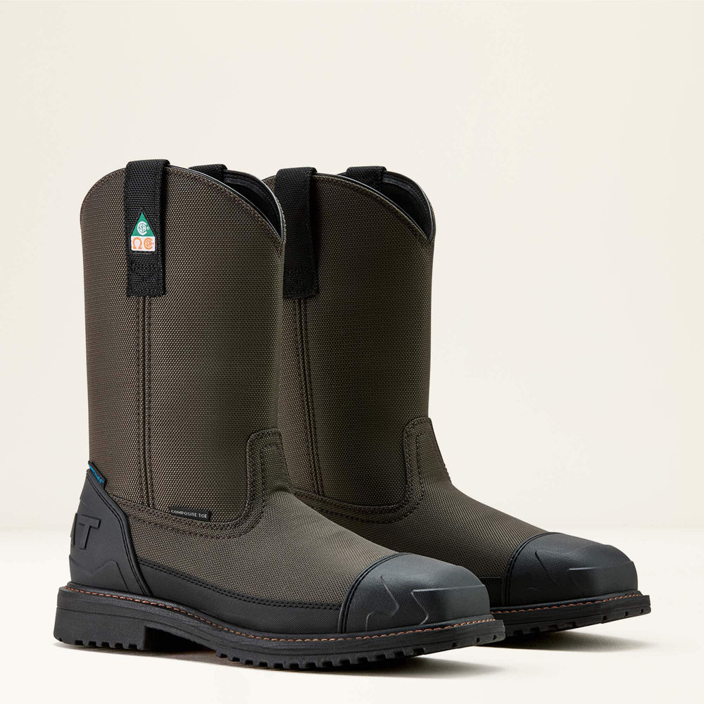 RigTEK Wildcat Pull-On CSA Waterproof Wide Square Toe Composite Toe Work Boot - Men