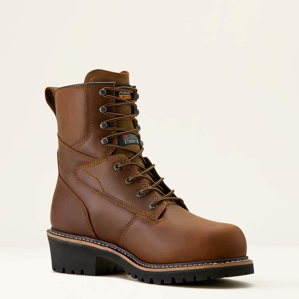 Logger Shock Shield Waterproof Insulated Composite Toe Work Boot - Men