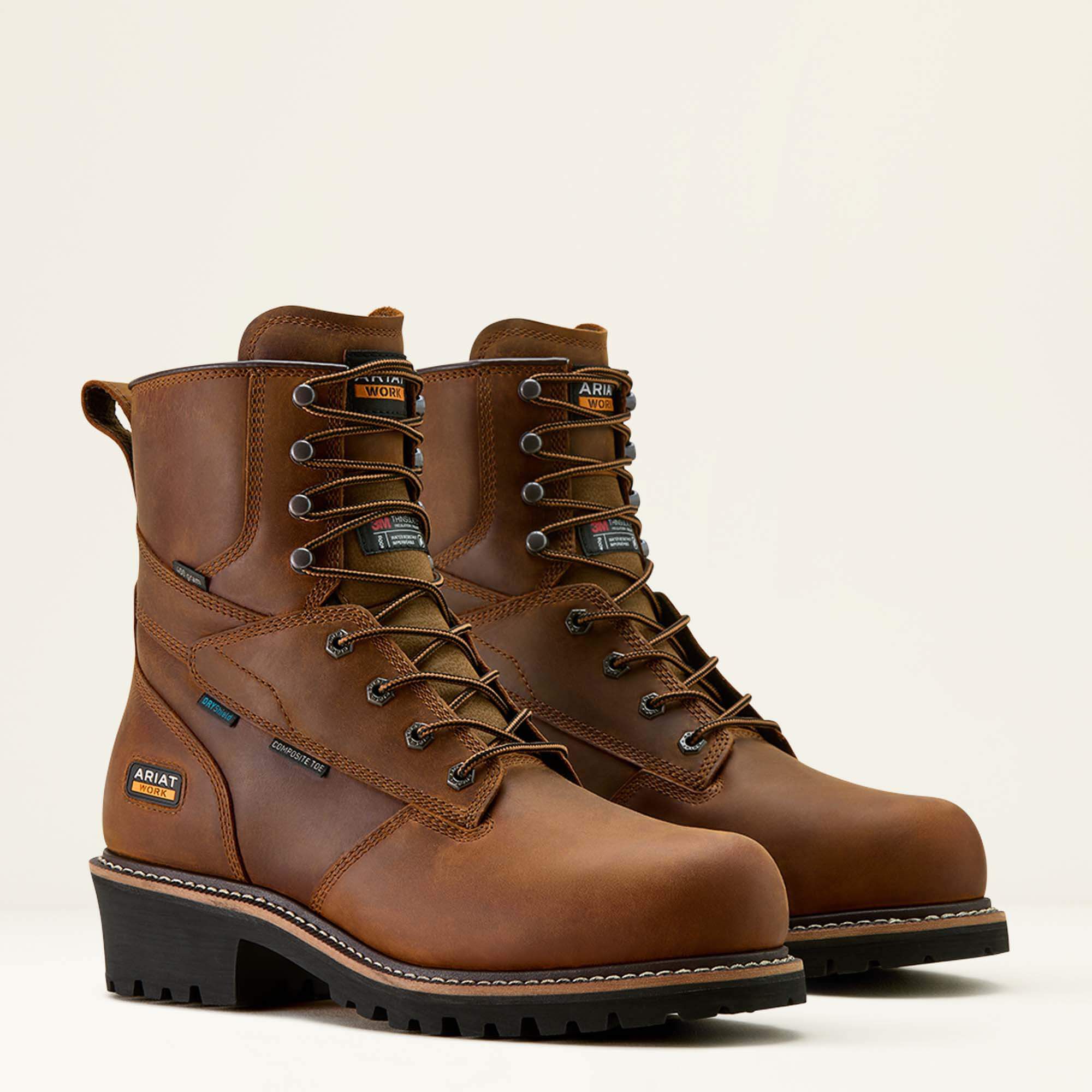 Logger Shock Shield Waterproof Insulated Composite Toe Work Boot - Men