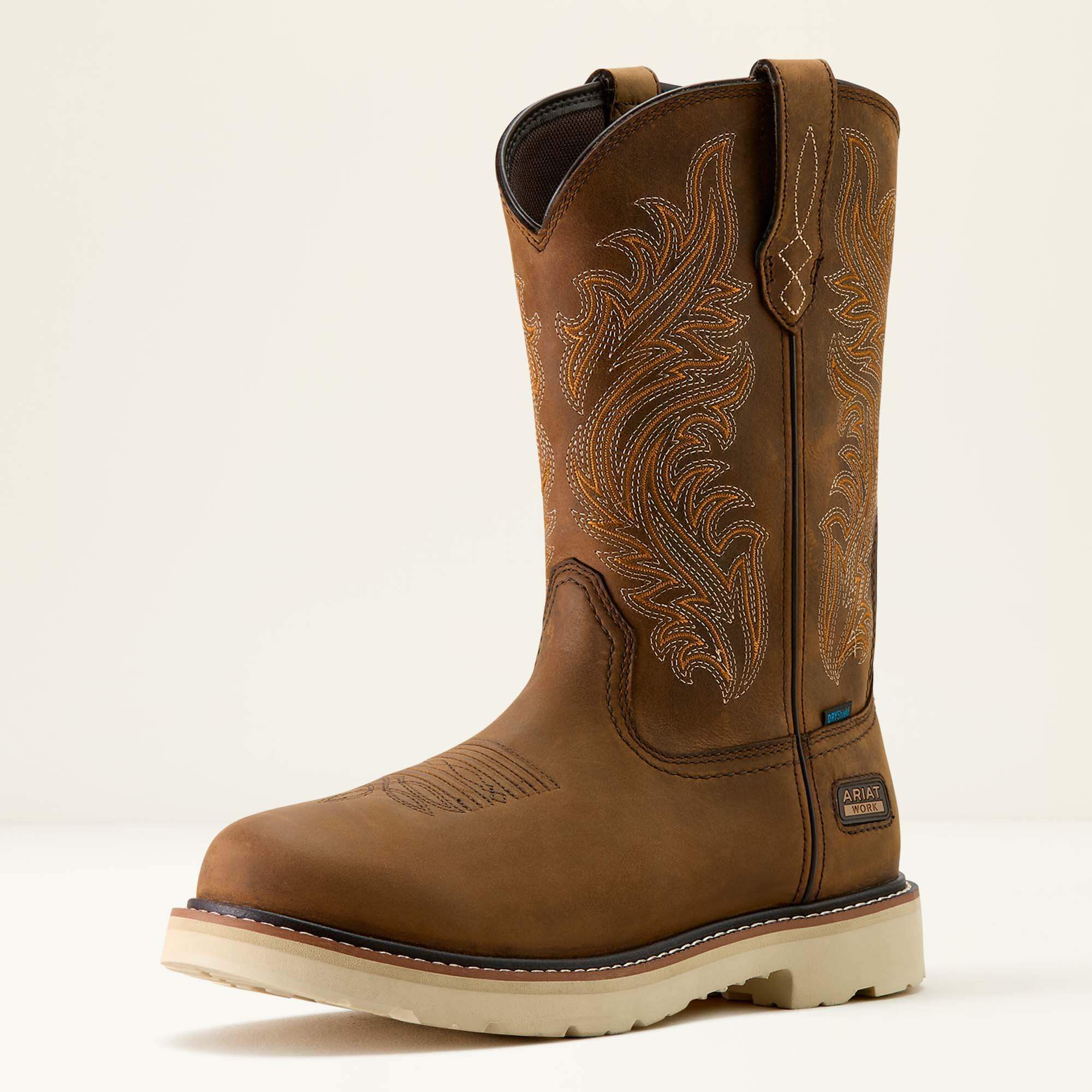 Activator Argo Waterproof Round Toe Work Boot - Men