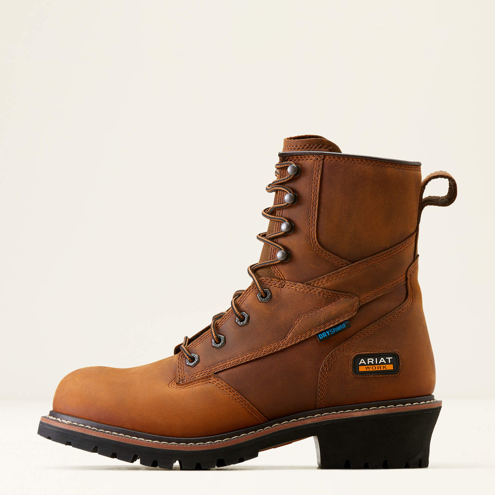 Logger Shock Shield Waterproof Work Boot - Men