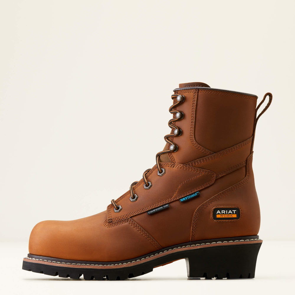 Logger Shock Shield Waterproof Composite Toe Work Boot - Men