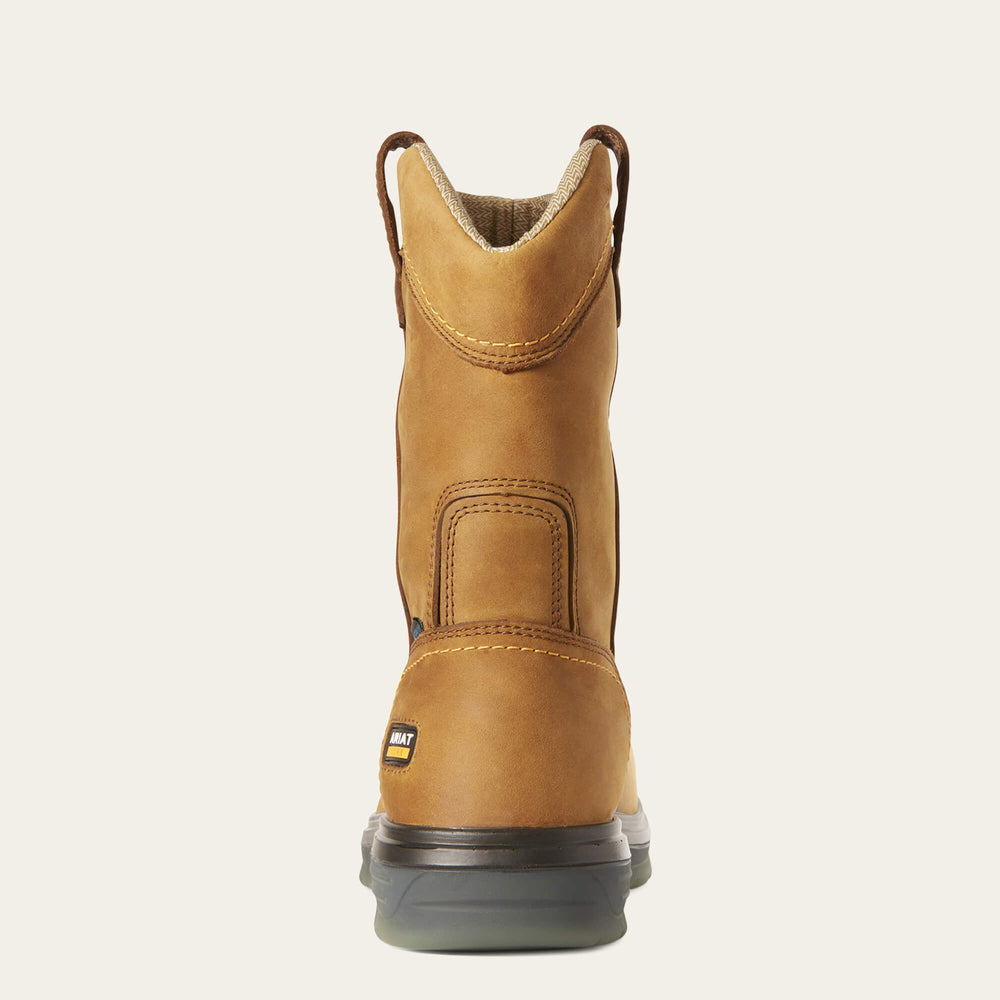 Turbo Pull-On Waterproof Carbon Toe Work Boot - Men