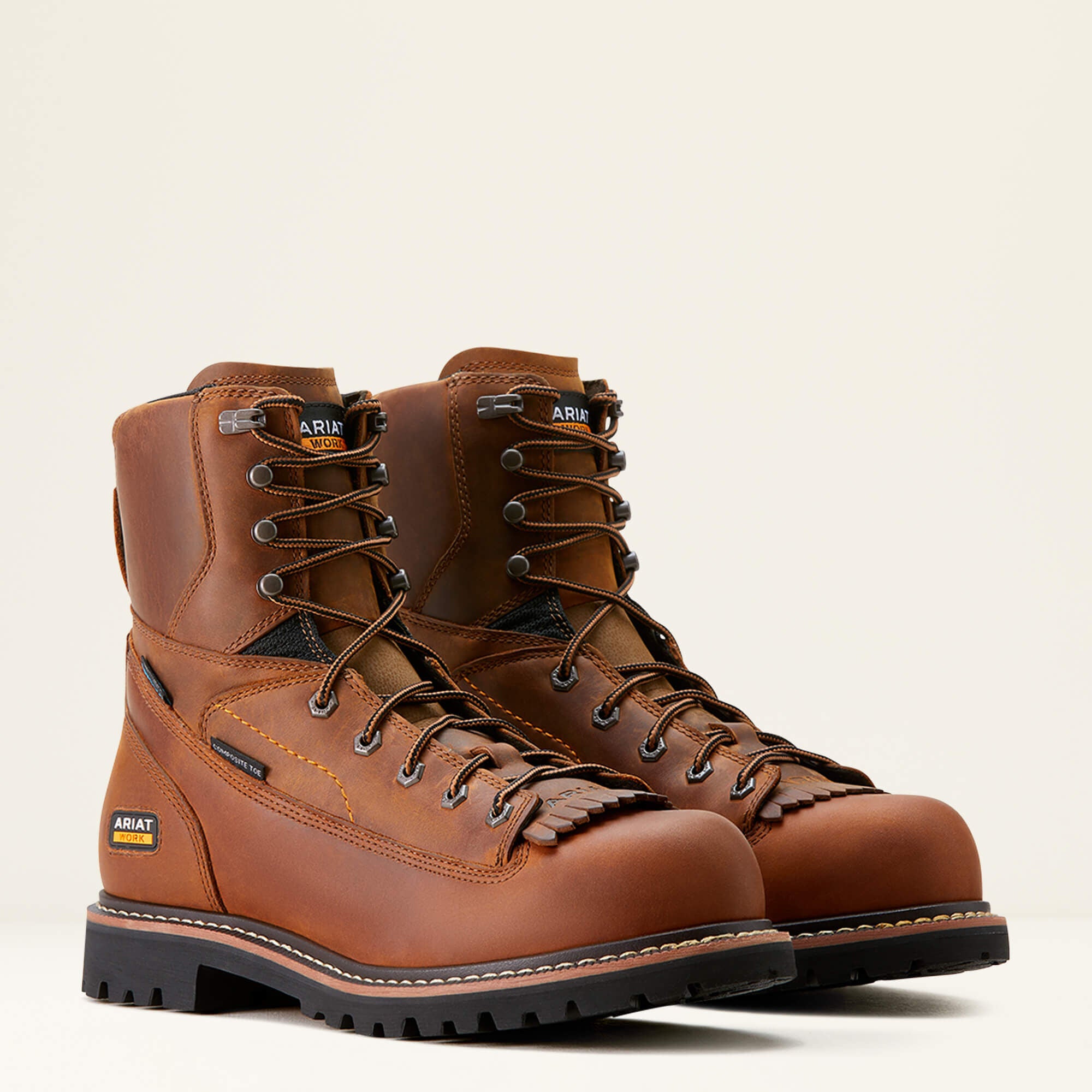 Longview Shock Shield 8" Waterproof Composite Toe Work Boot - Men