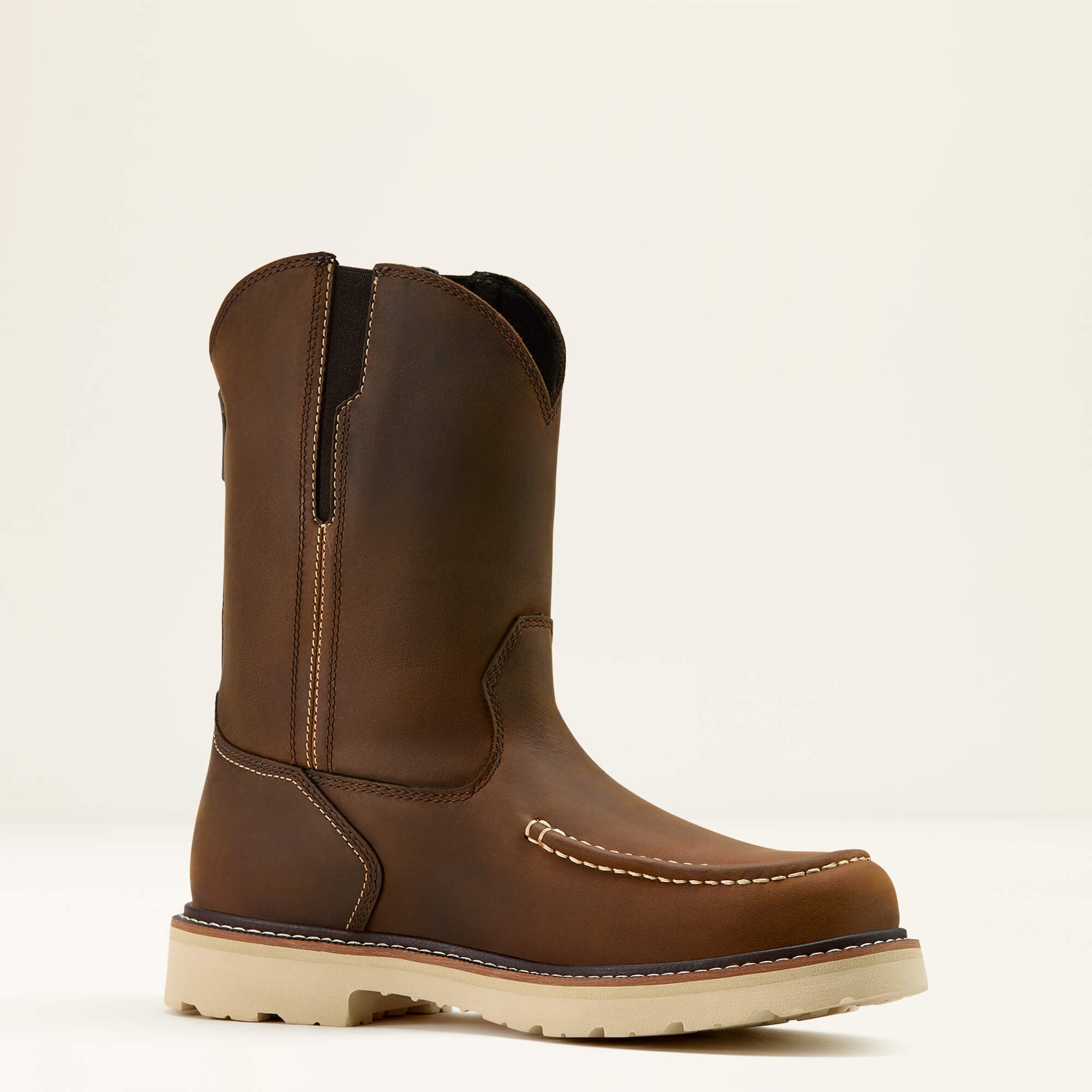 Rebar Lift Pull On Moc Toe Work Boot - Men