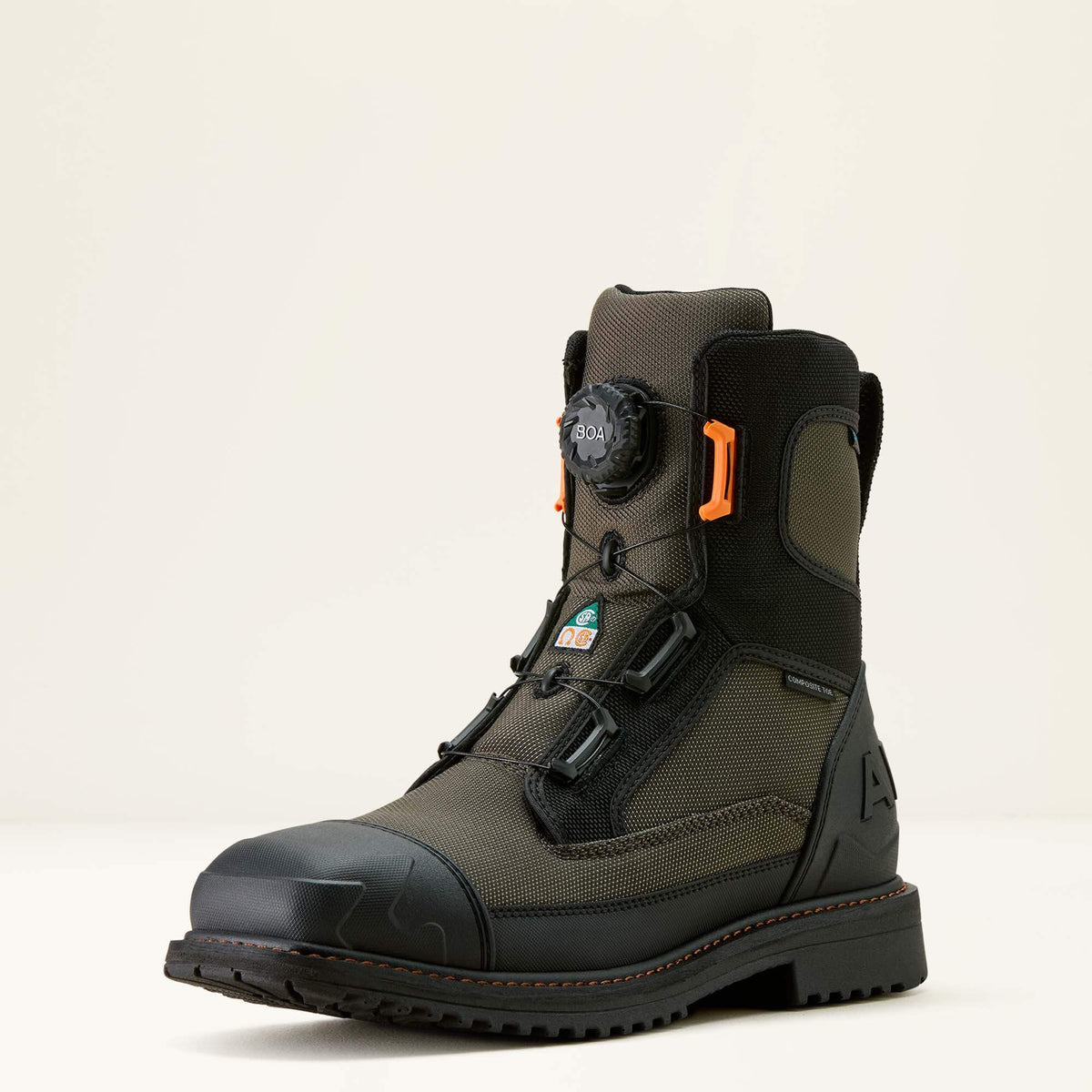 RigTEK Wildcat BOA 8" CSA Waterproof Wide Square Toe Composite Toe Work Boot - Men