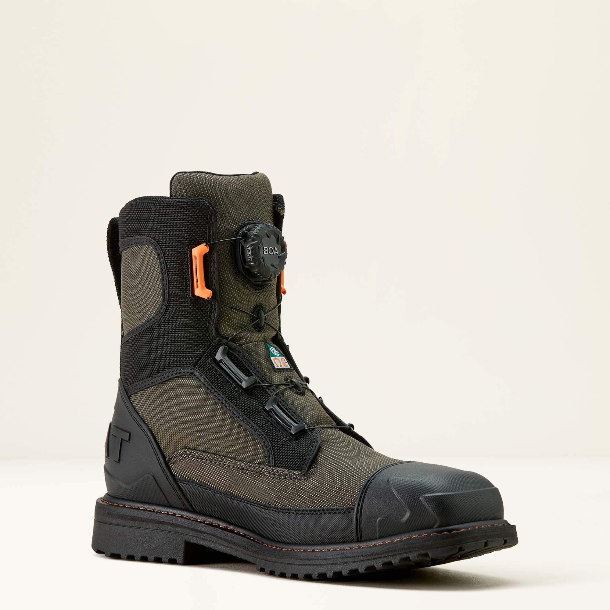 RigTEK Wildcat BOA 8" CSA Waterproof Wide Square Toe Composite Toe Work Boot - Men
