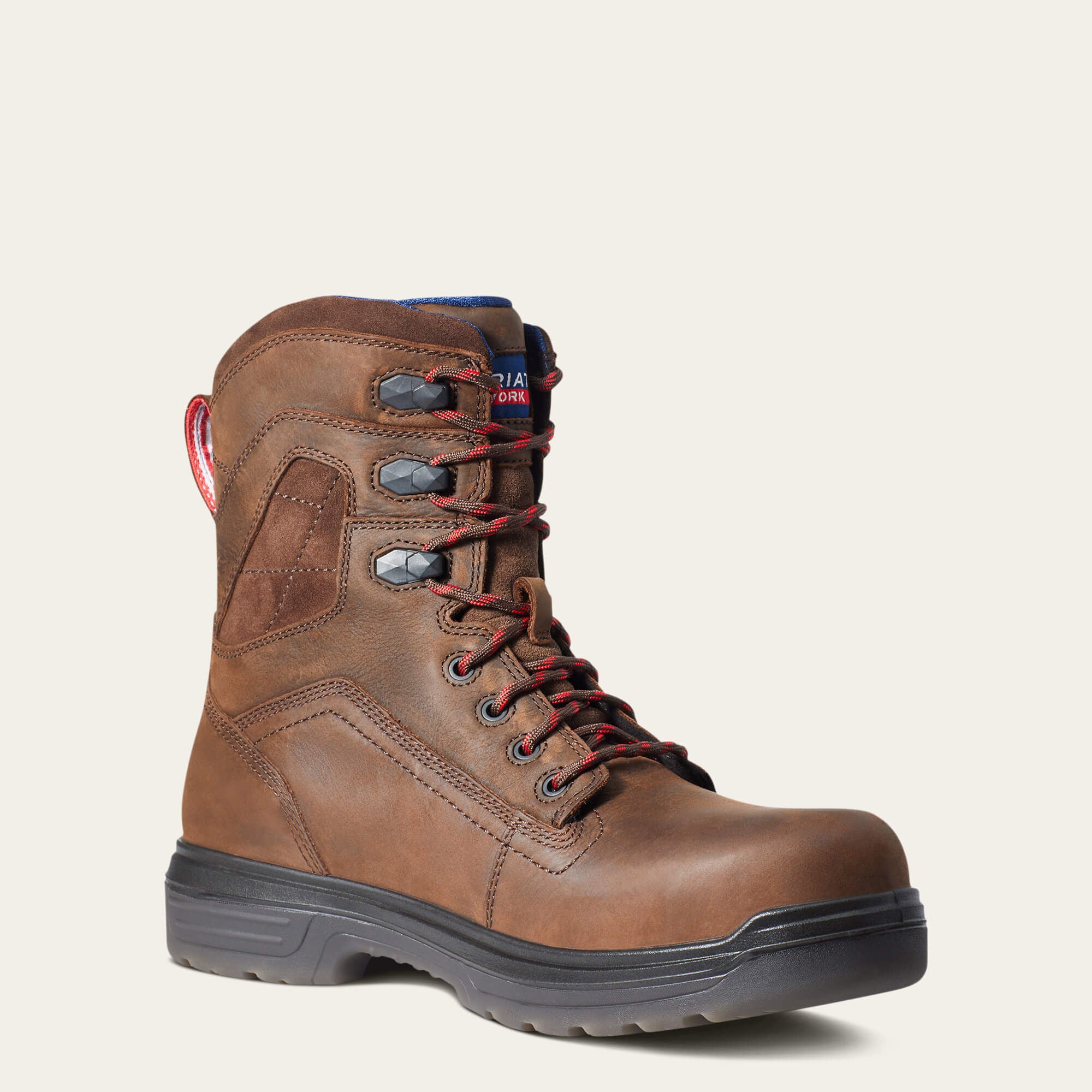 Turbo 8" USA Assembled Waterproof Carbon Toe Work Boot - Men