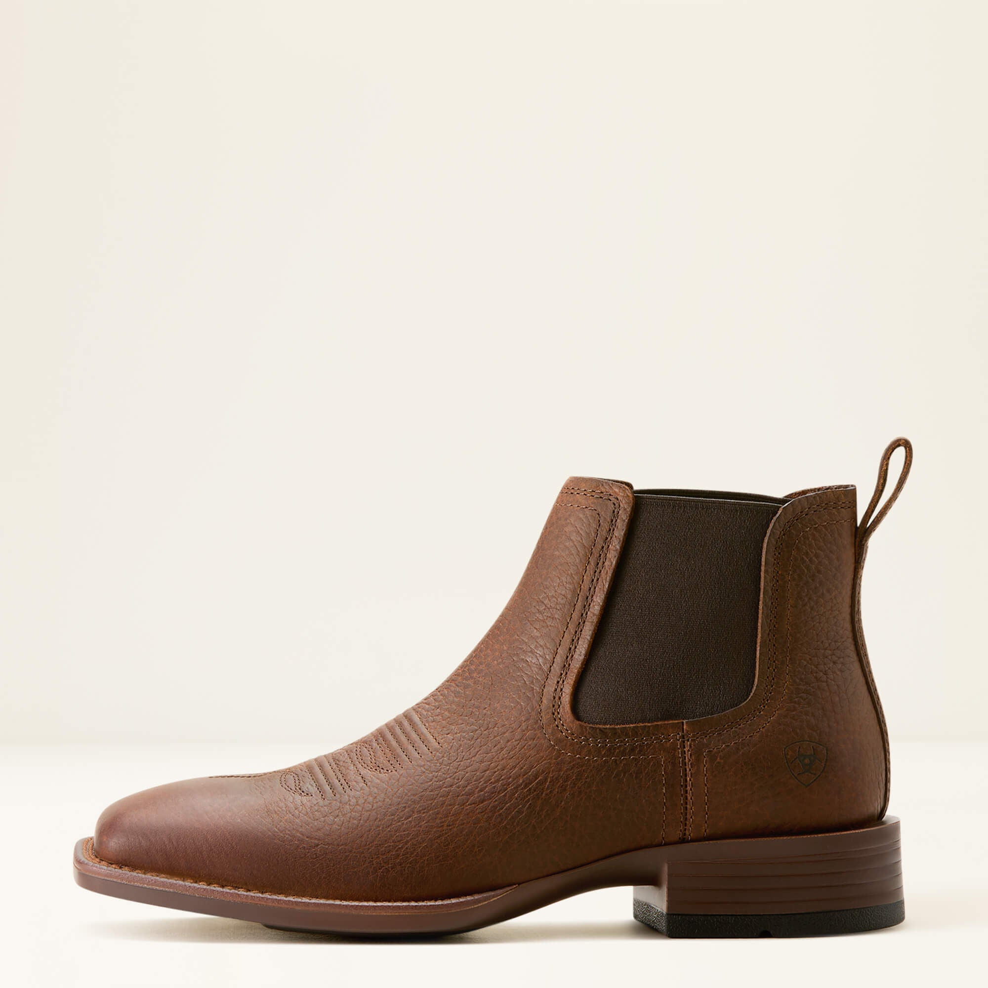 Booker Chelsea Wide Square Toe Western Boot - Men