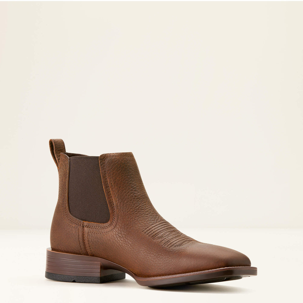 Booker Chelsea Wide Square Toe Western Boot - Men