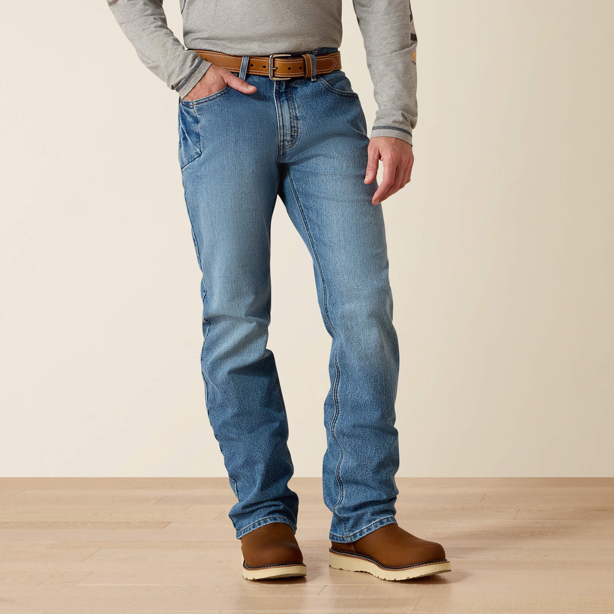 Rebar M4 Relaxed DuraStretch Basic Boot Cut Jean - Men