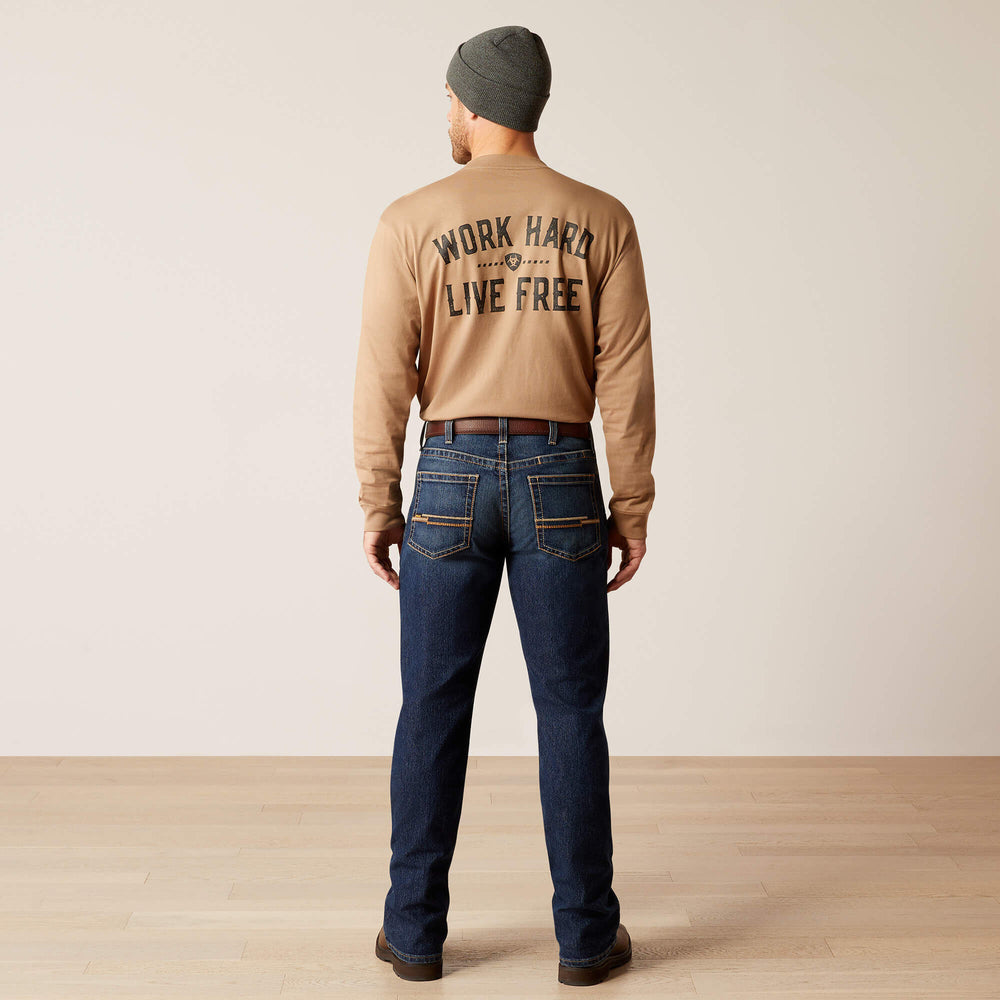 Rebar M4 Relaxed Rail Boot Cut Jean - Men