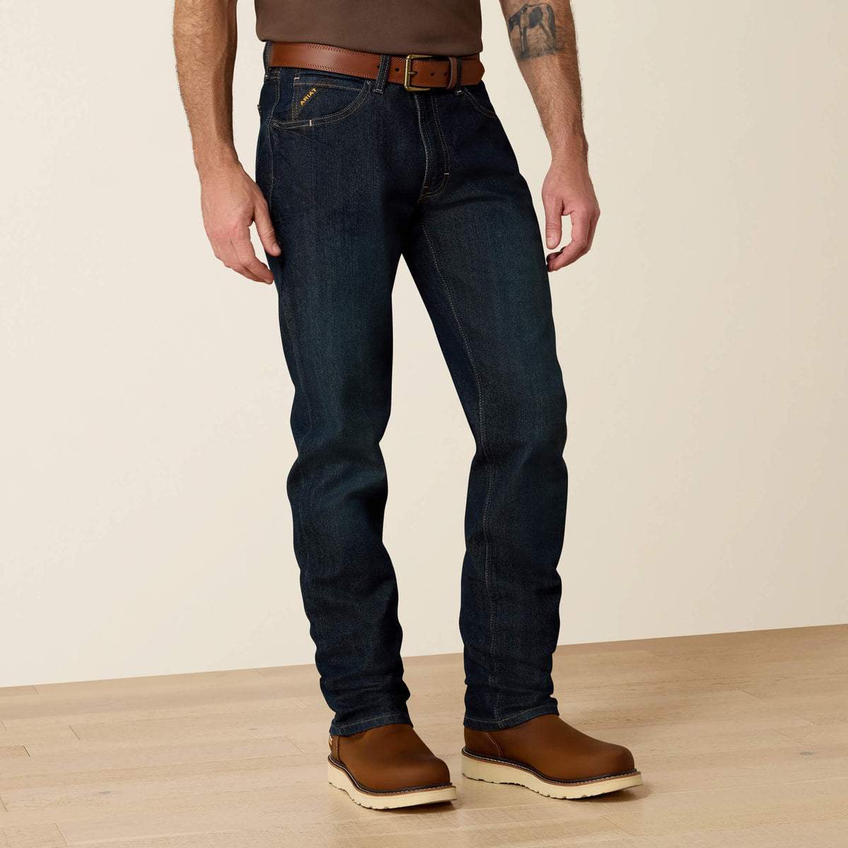 Rebar M4 Relaxed DuraStretch Basic Stackable Straight Leg Jean - Men