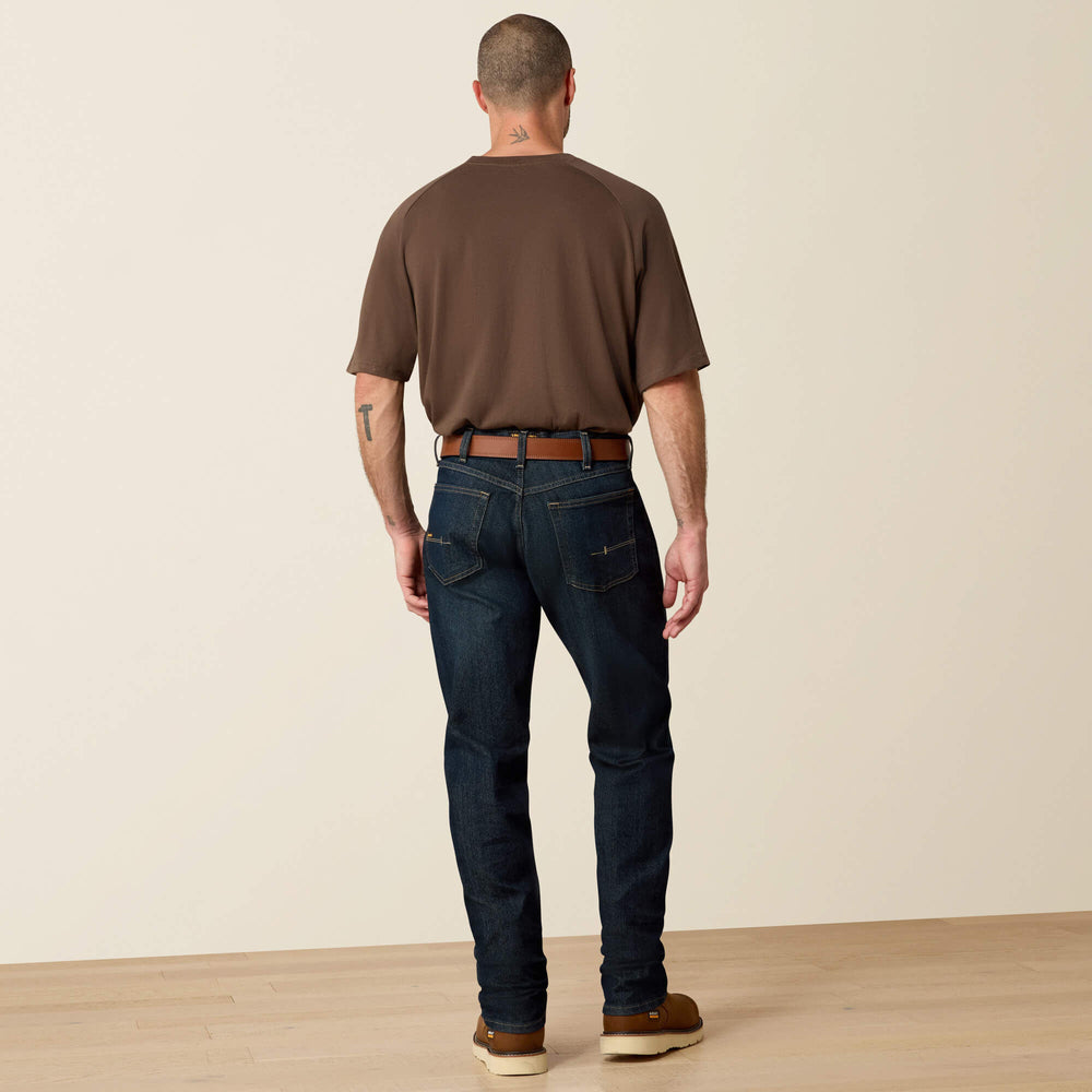 Rebar M4 Relaxed DuraStretch Basic Stackable Straight Leg Jean - Men