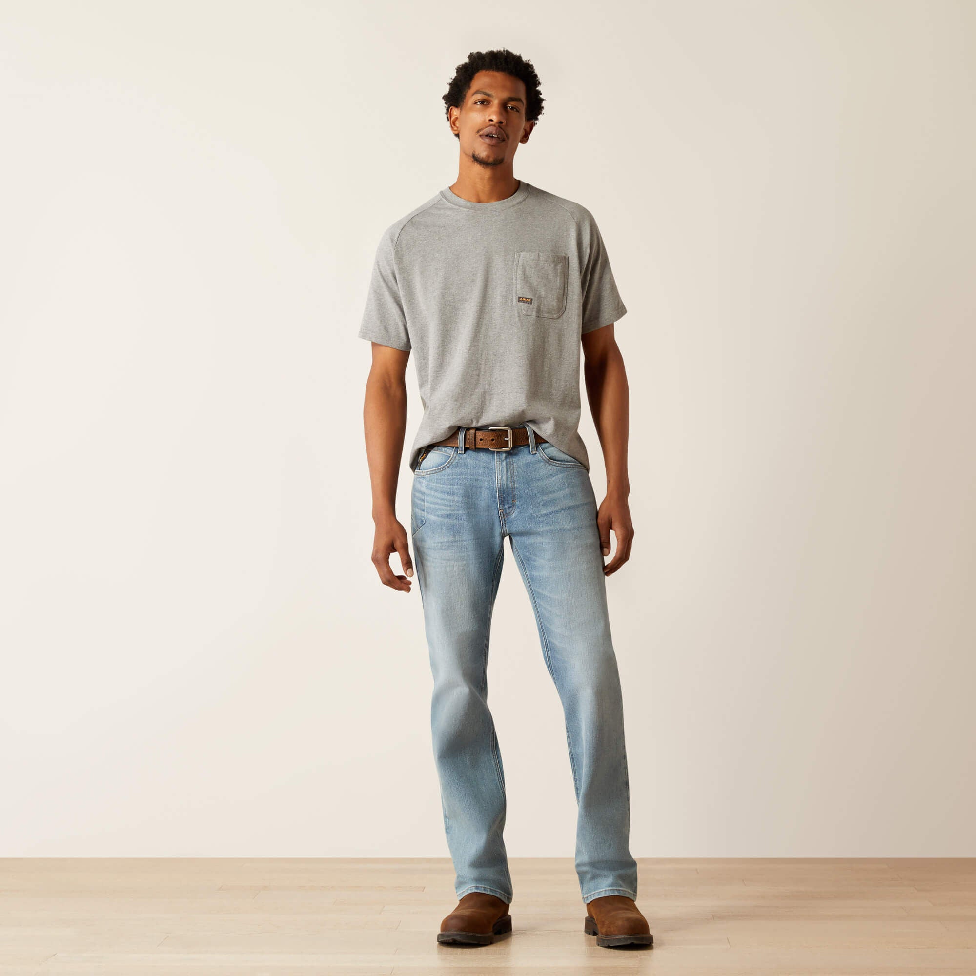 Rebar M4 Relaxed DuraStretch Basic Stackable Straight Leg Jean - Men