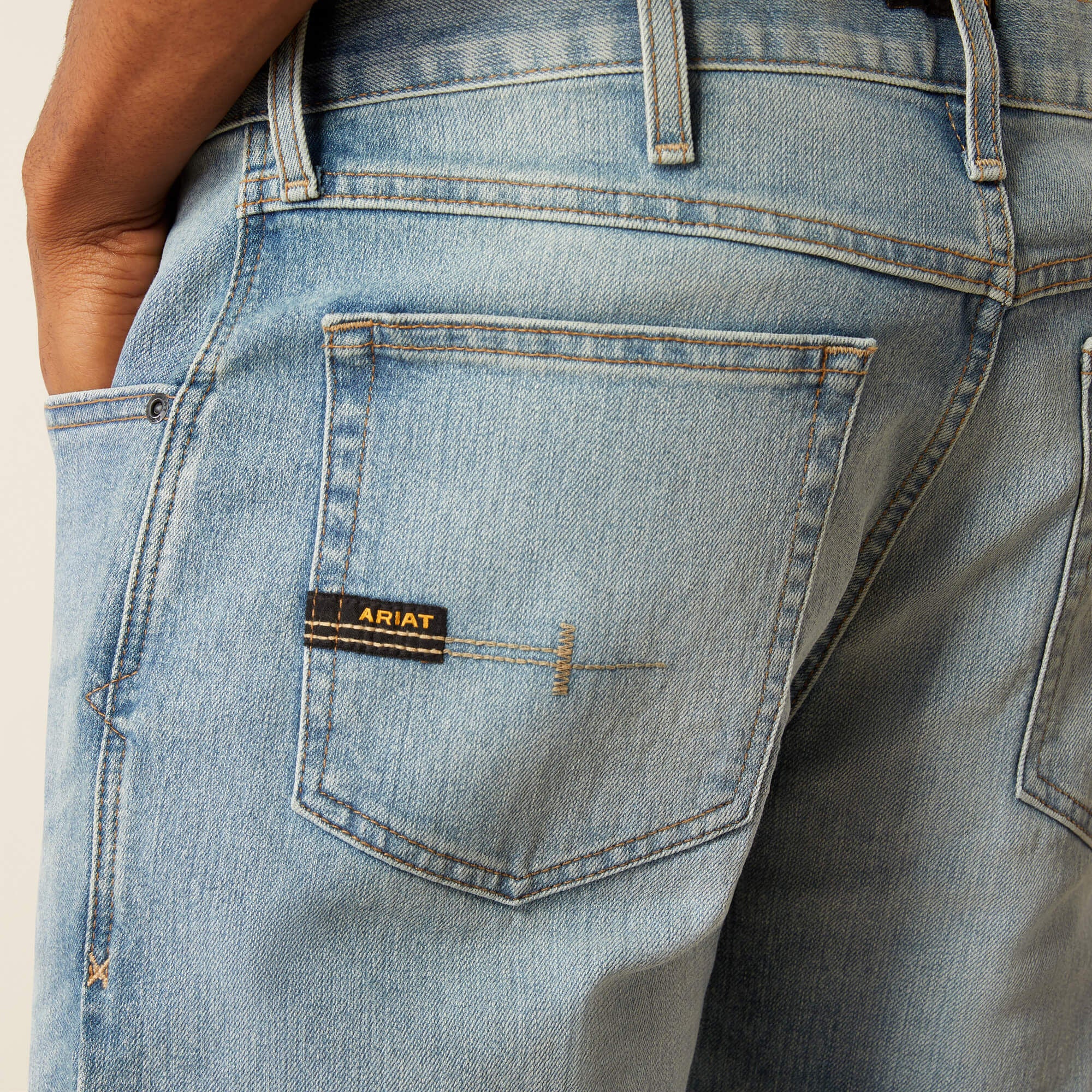 Rebar M4 Relaxed DuraStretch Basic Stackable Straight Leg Jean - Men
