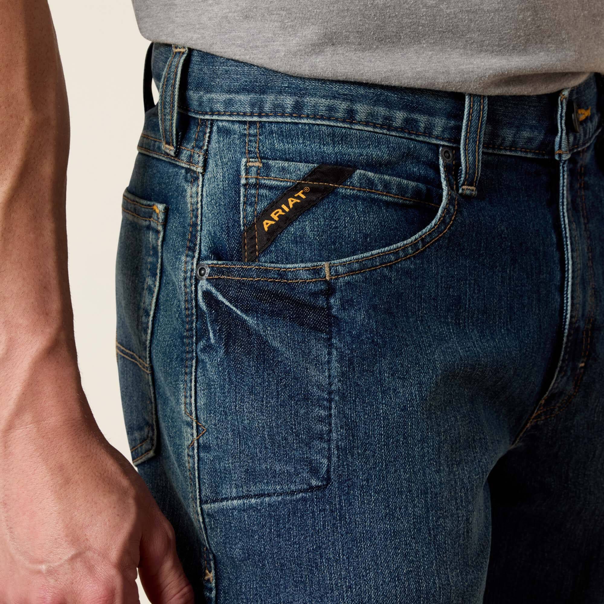 Rebar M3 Loose DuraStretch Basic Stackable Straight Leg Jean - Men