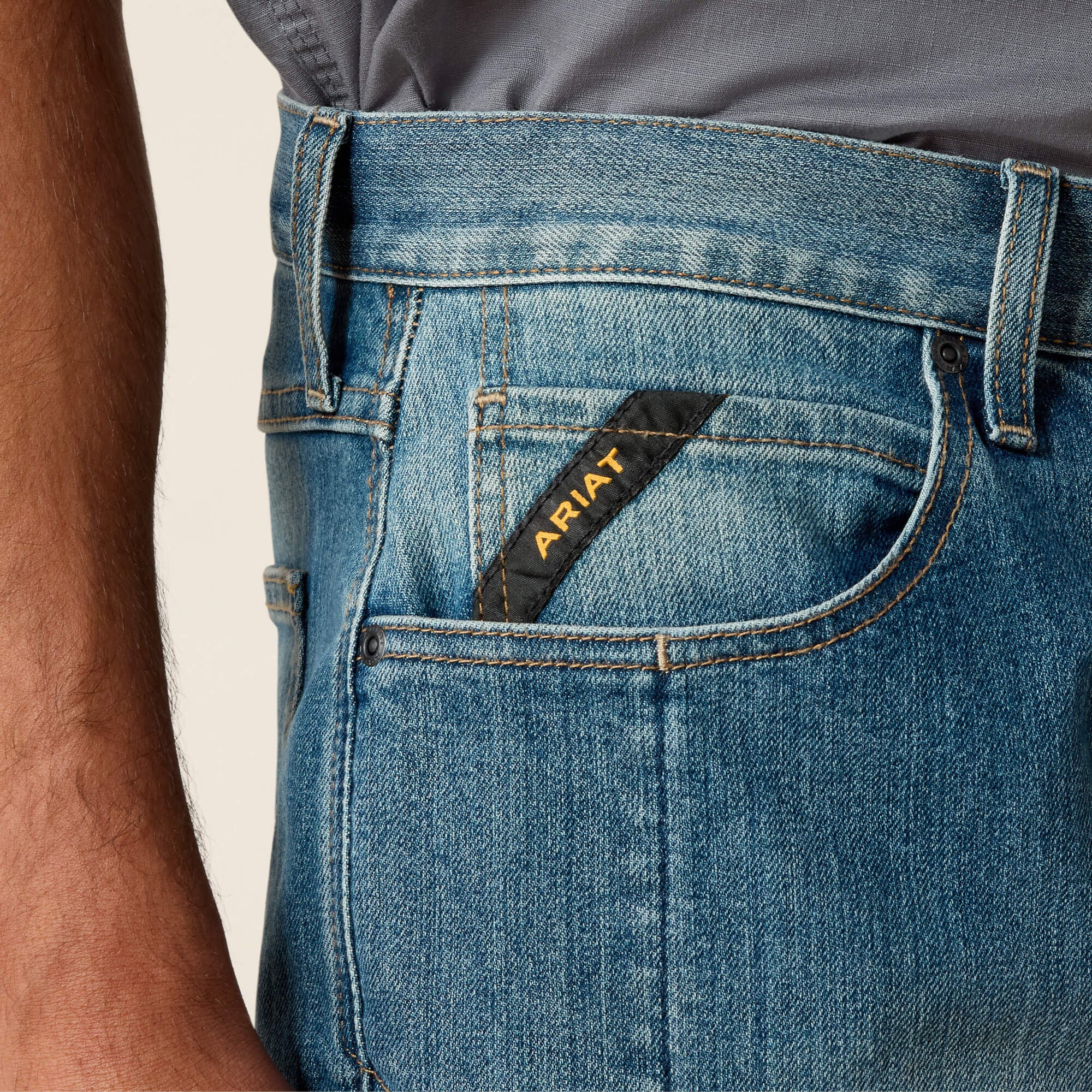 Rebar M5 DuraStretch Basic Stackable Straight Leg Jean - Men