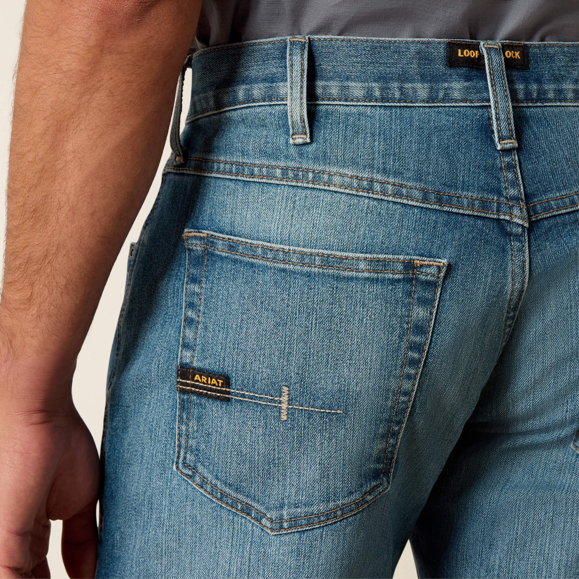 Rebar M5 DuraStretch Basic Stackable Straight Leg Jean - Men