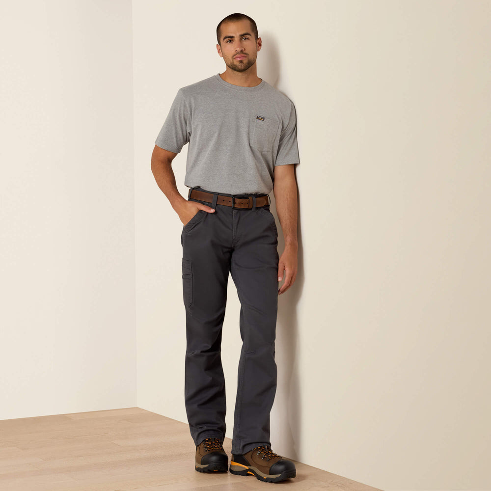 Rebar M4 Relaxed DuraStretch Washed Twill Dungaree Boot Cut Pant - Men
