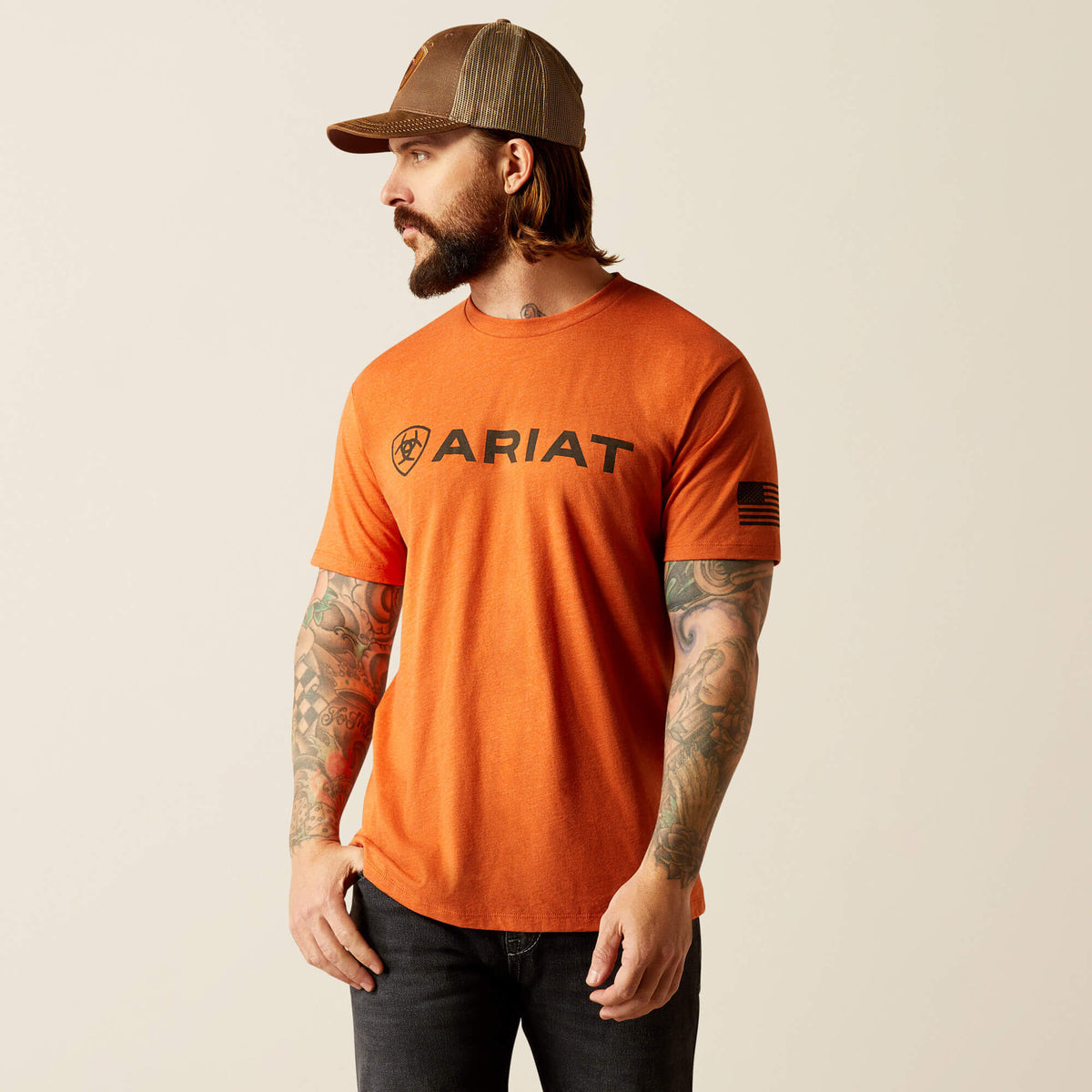 Ariat Shield Flag T-Shirt - Men