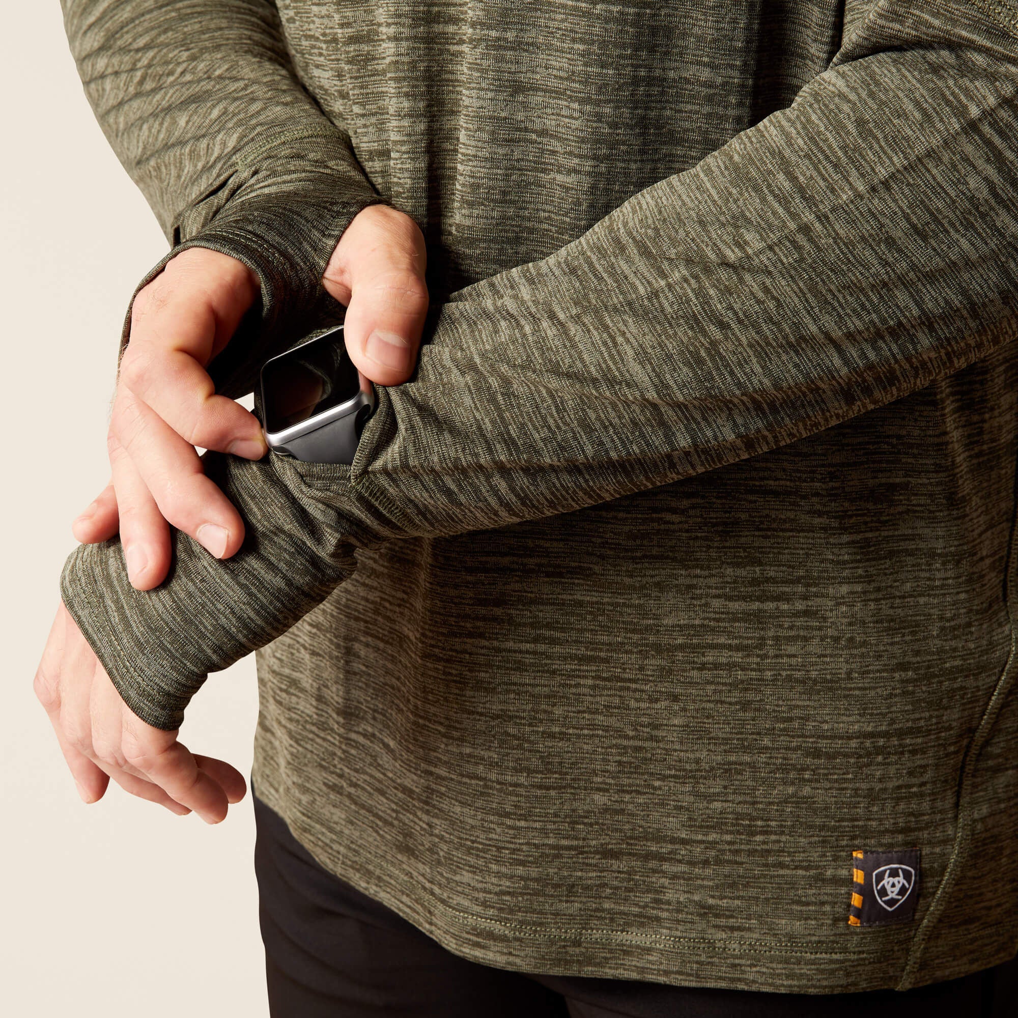 Rebar Gridwork Baselayer 1/4 Zip T-Shirt - Men