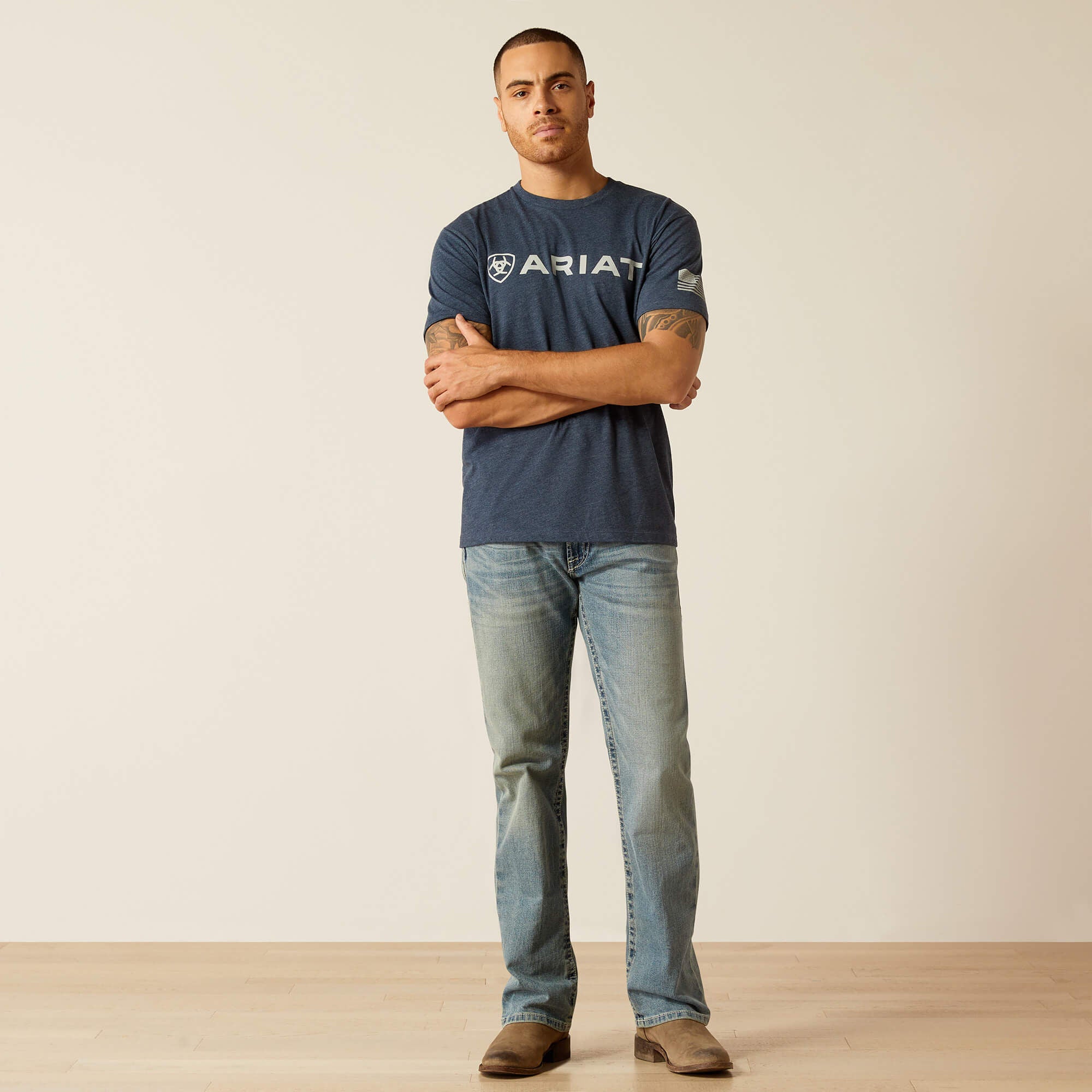 Ariat Shield Flag T-Shirt - Men