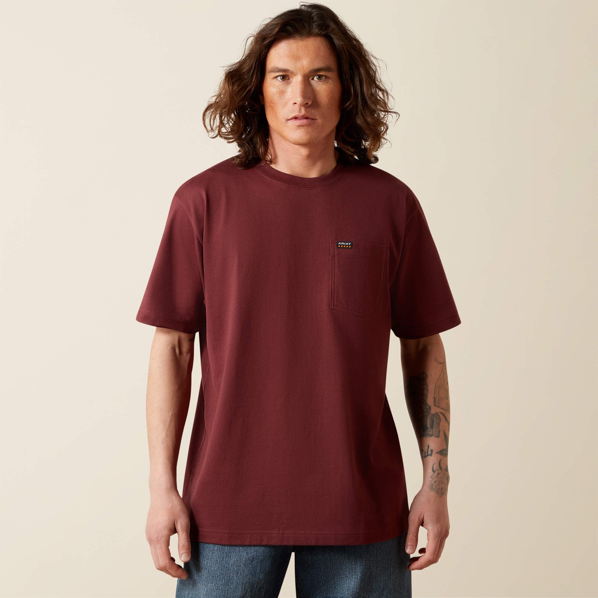 Rebar Cotton Strong Standard Pocket T-Shirt - Men
