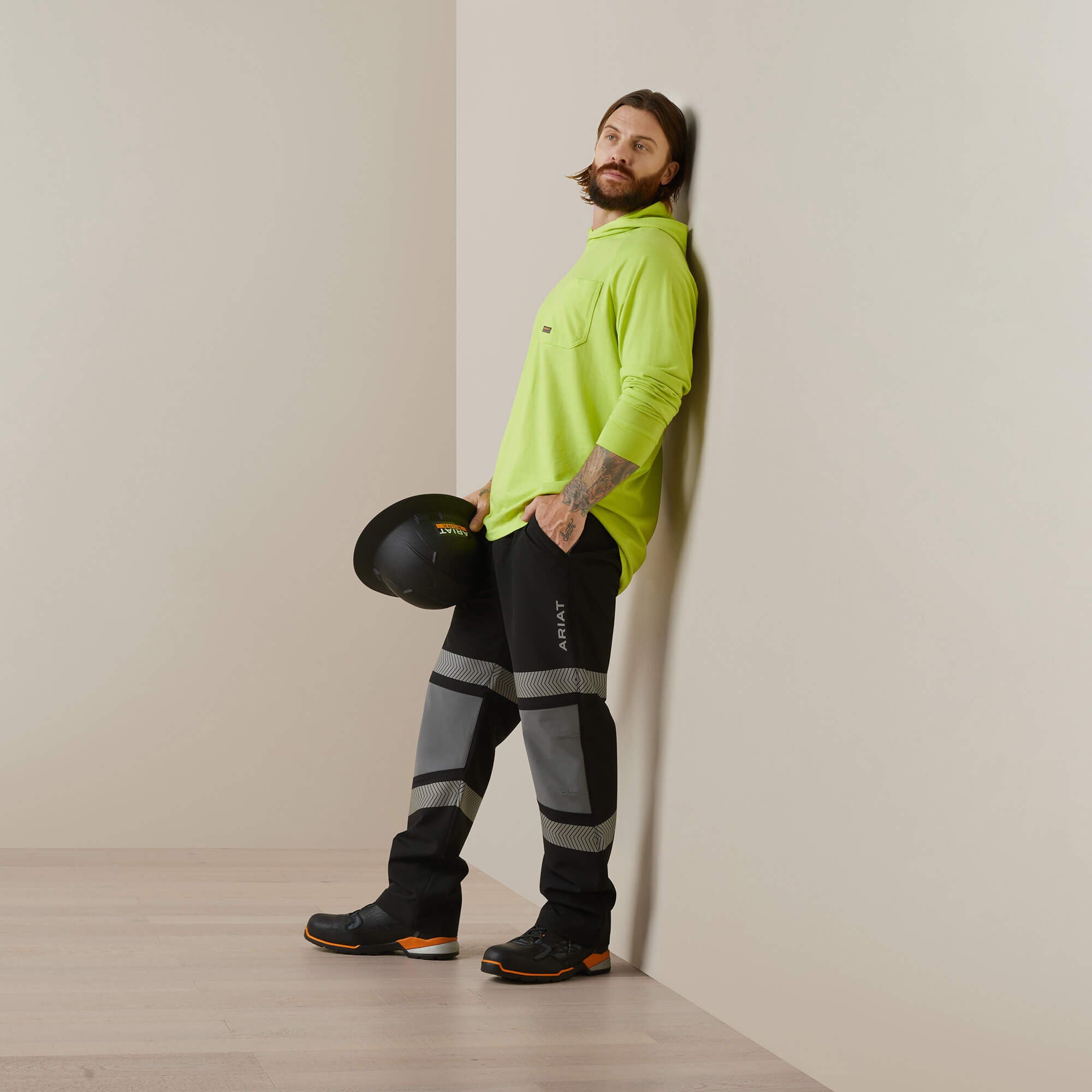 Rebar Cotton Strong Hooded T-Shirt - Men