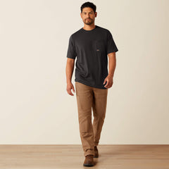 Rebar Cotton Strong Logo T-Shirt - Men