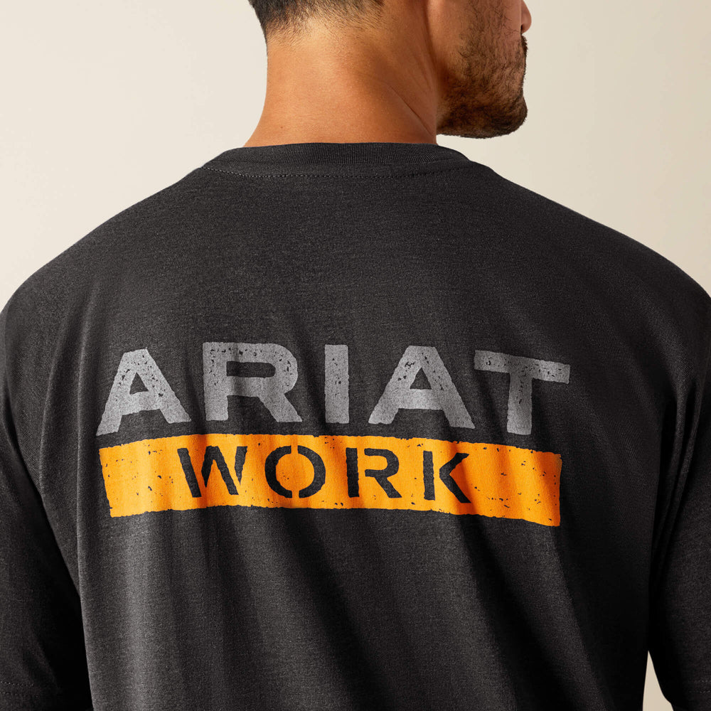 Rebar Cotton Strong Logo T-Shirt - Men