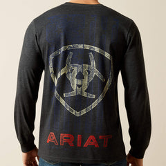 Ariat Stamped Freedom Classic Fit Long Sleeve T-Shirt - Men