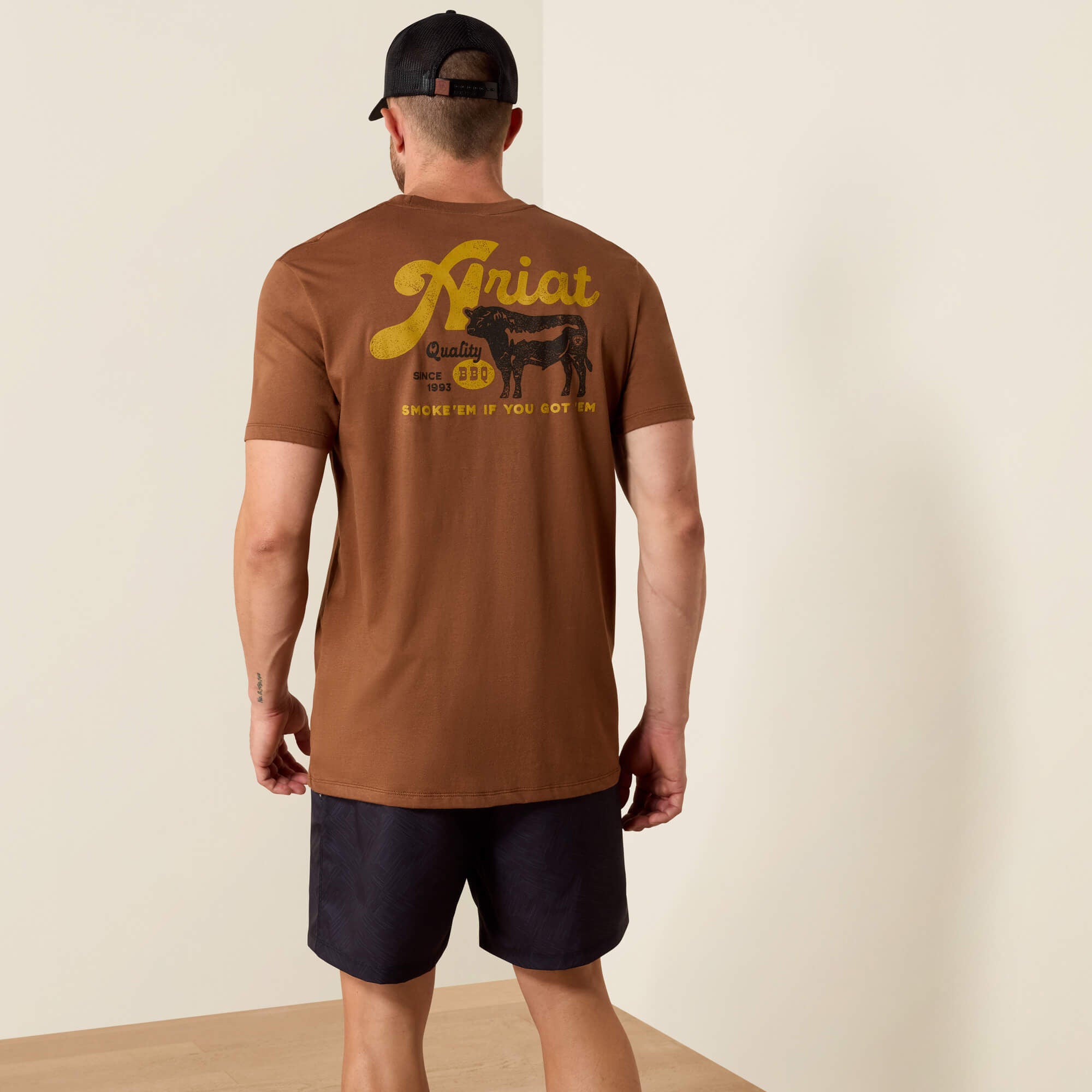 Ariat BBQ Smoke Classic Fit T-Shirt - Men