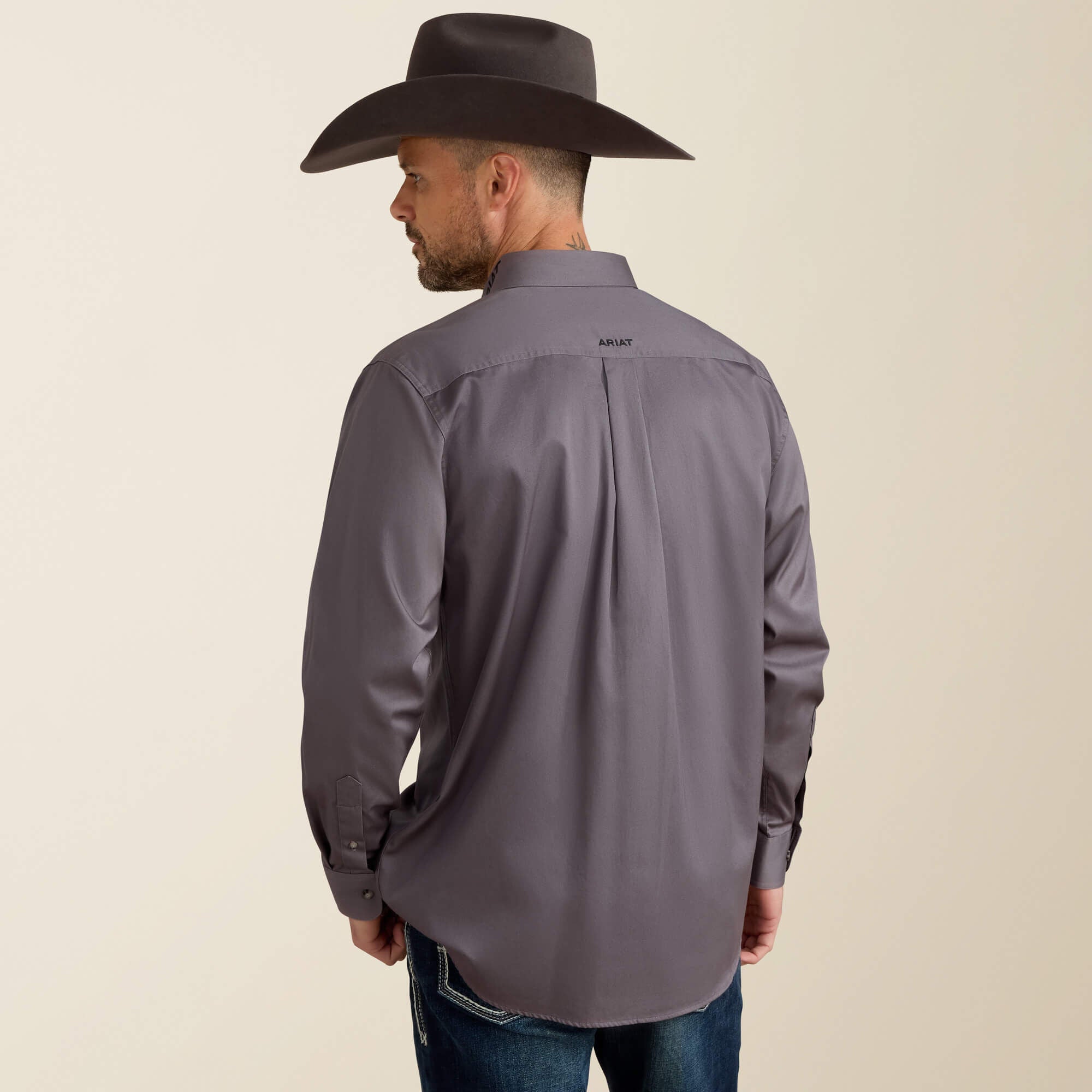 Team Logo Twill Classic Fit Shirt - Men
