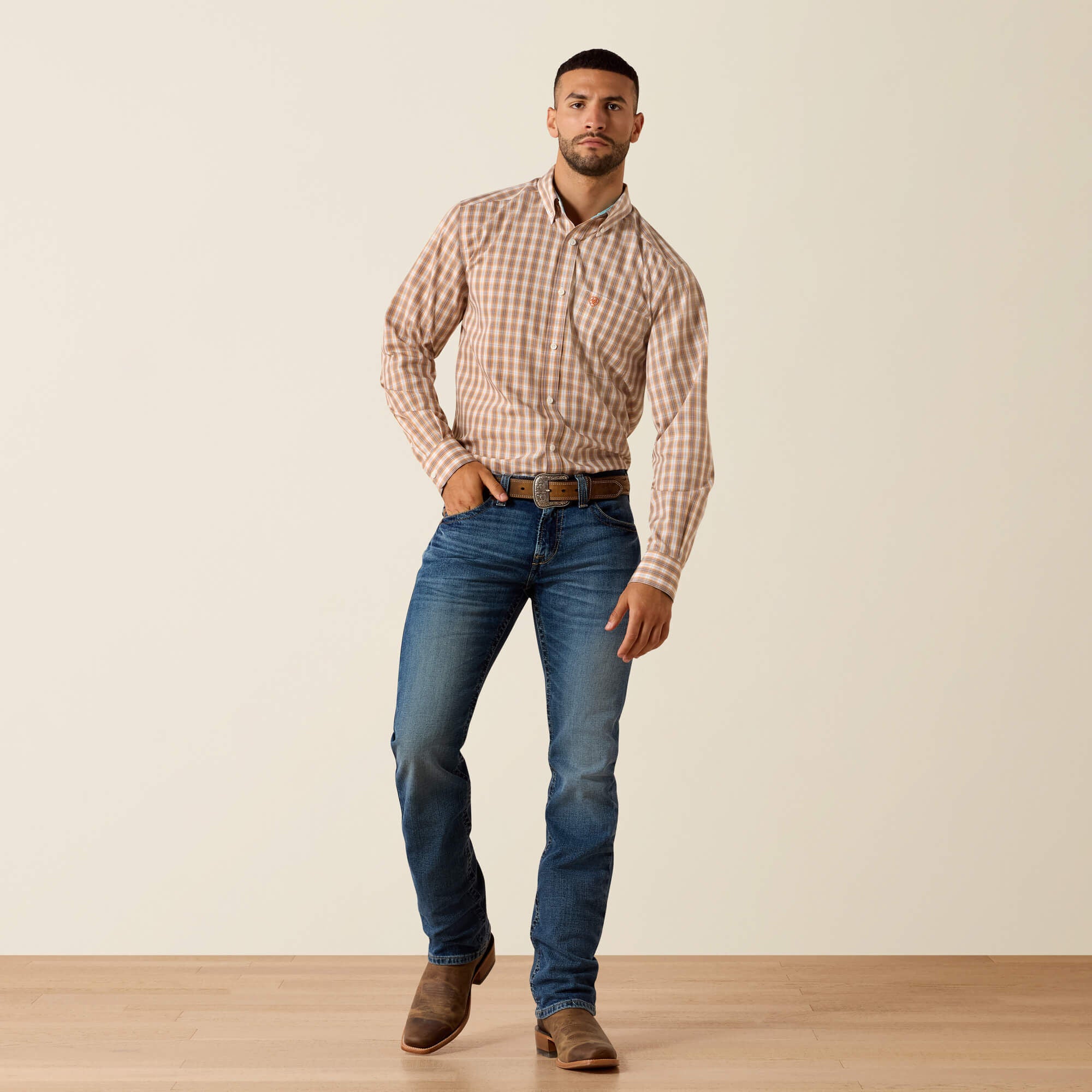 Wrinkle Free Ayden Fitted Shirt - Men