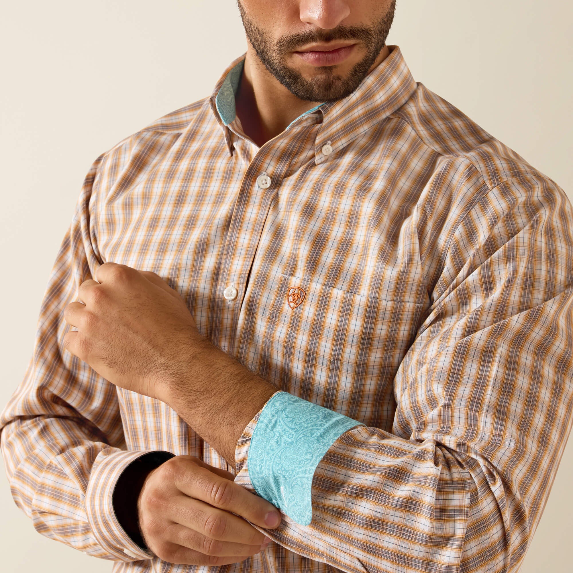 Wrinkle Free Ayden Fitted Shirt - Men