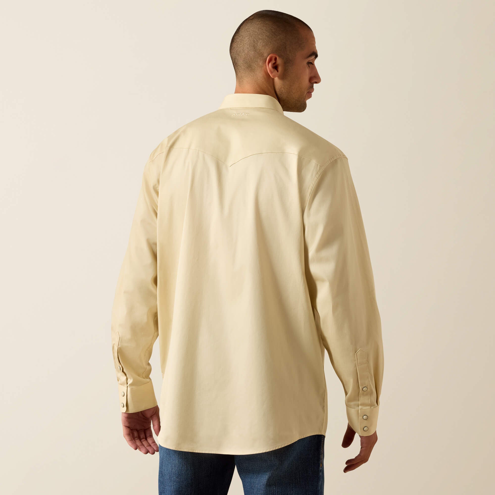 Lightweight Twill Classic Fit Snap Shirt - Men