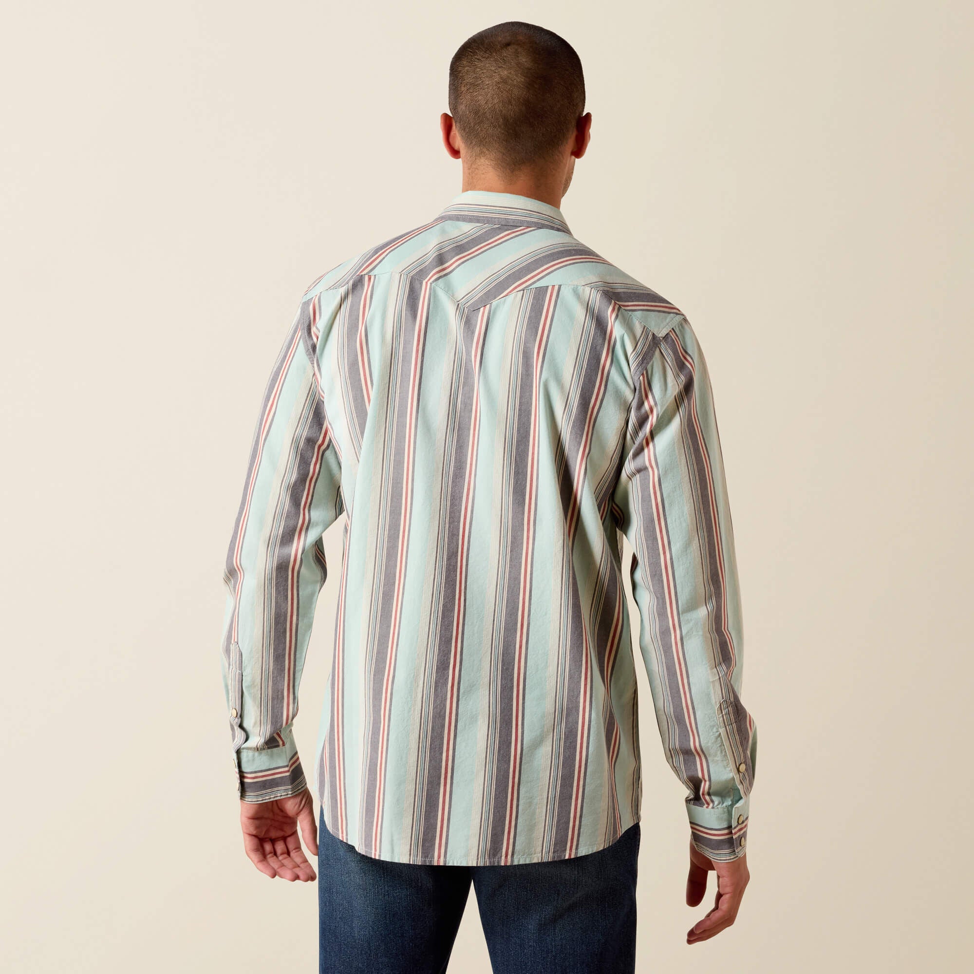 Retro Hesperus Fitted Snap Shirt - Men