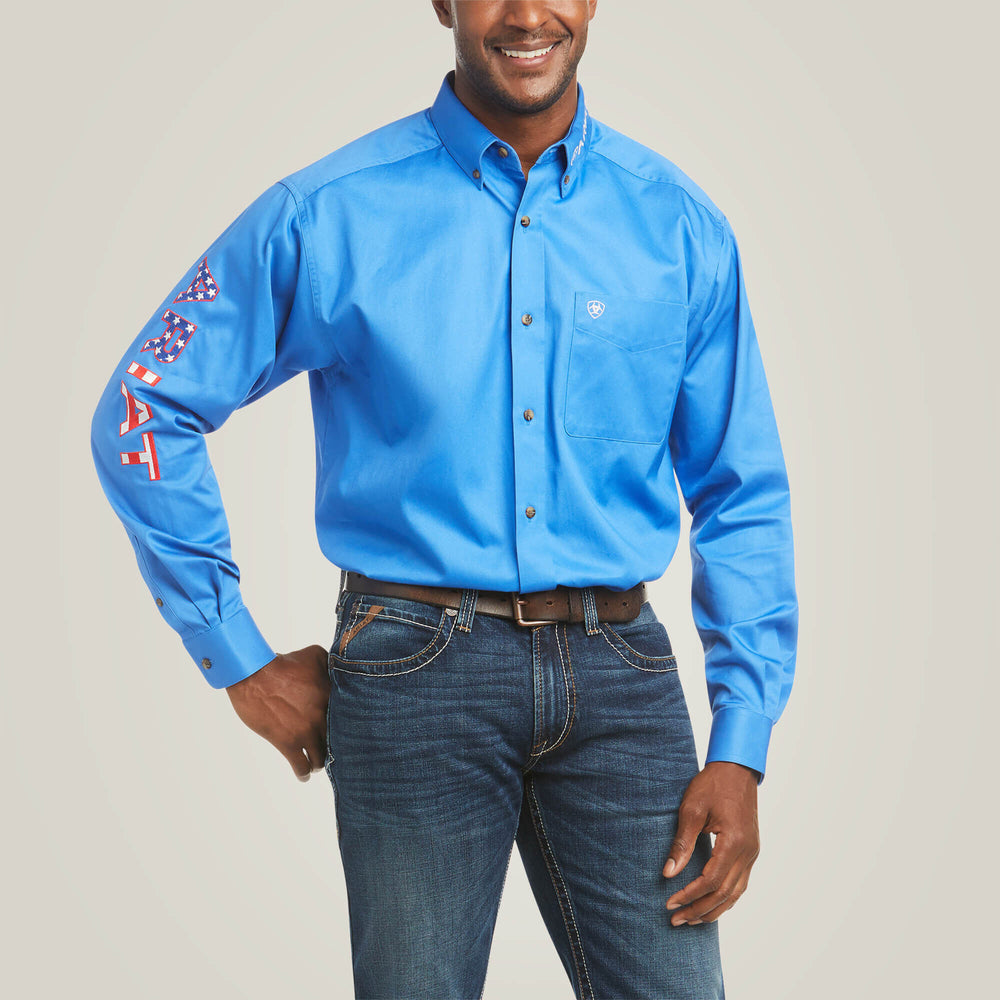 Team Logo Twill Classic Fit Shirt - Men