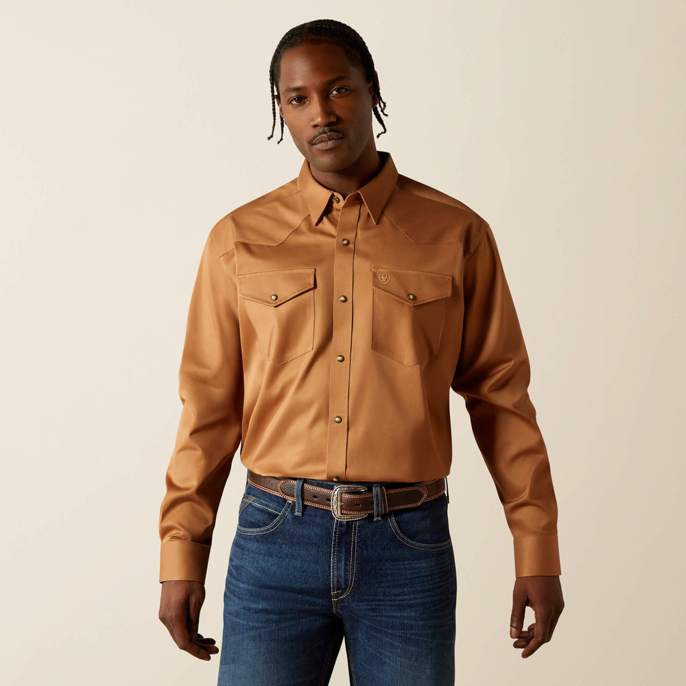 Solid Twill Classic Fit Shirt - Men
