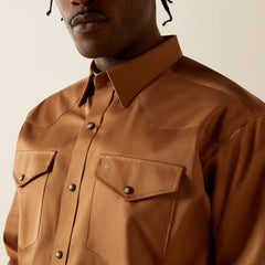 Solid Twill Classic Fit Shirt - Men