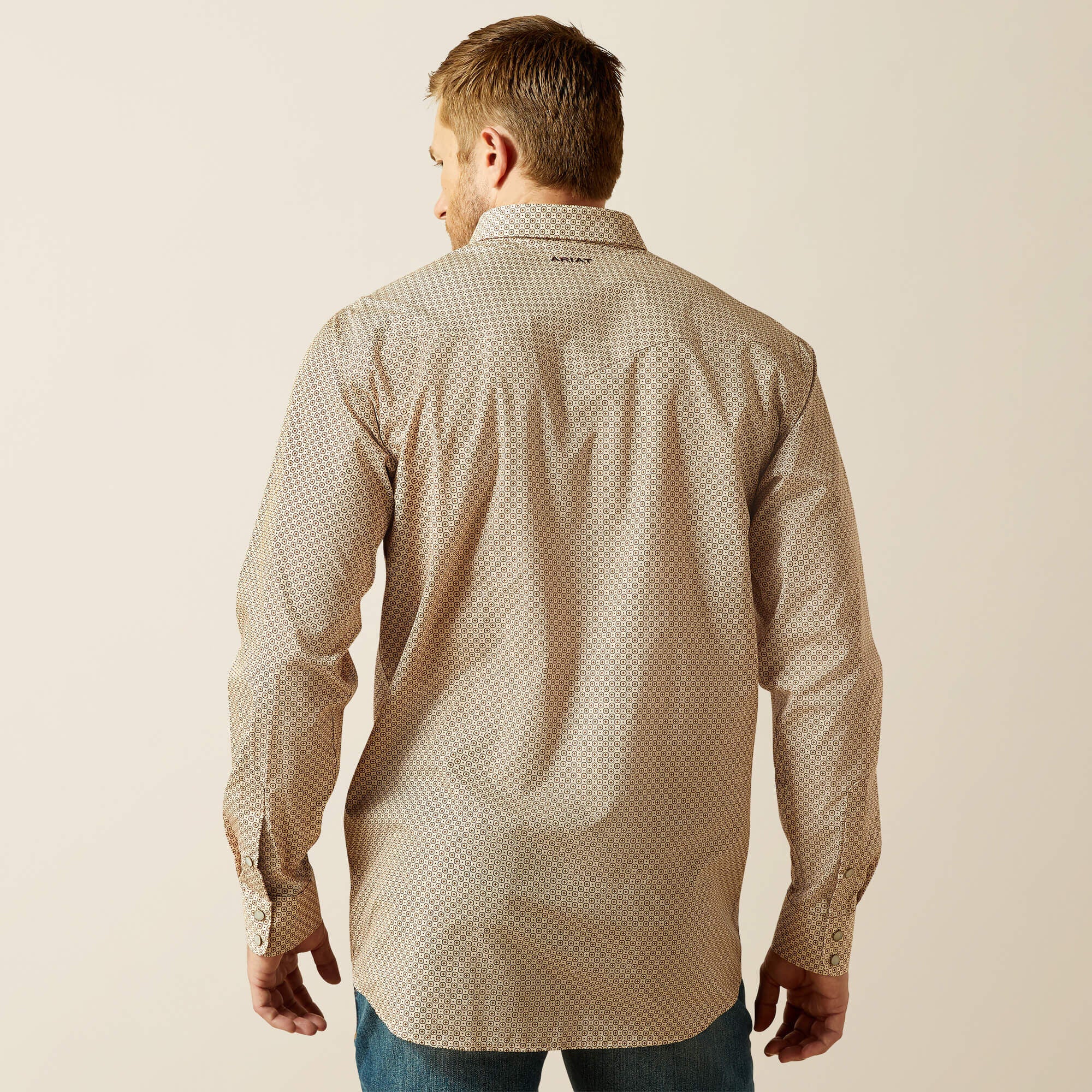 Wrinkle Free Eddie Fitted Shirt - Men