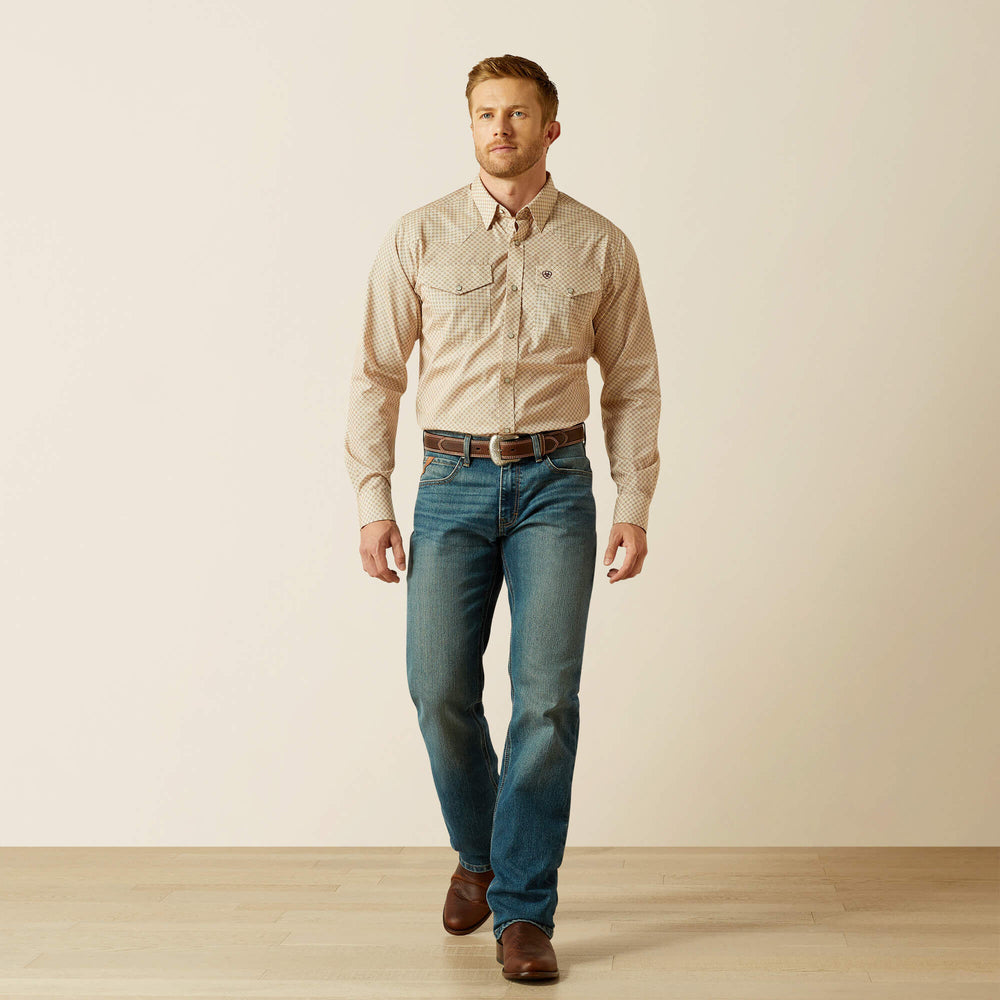 Wrinkle Free Eddie Fitted Shirt - Men
