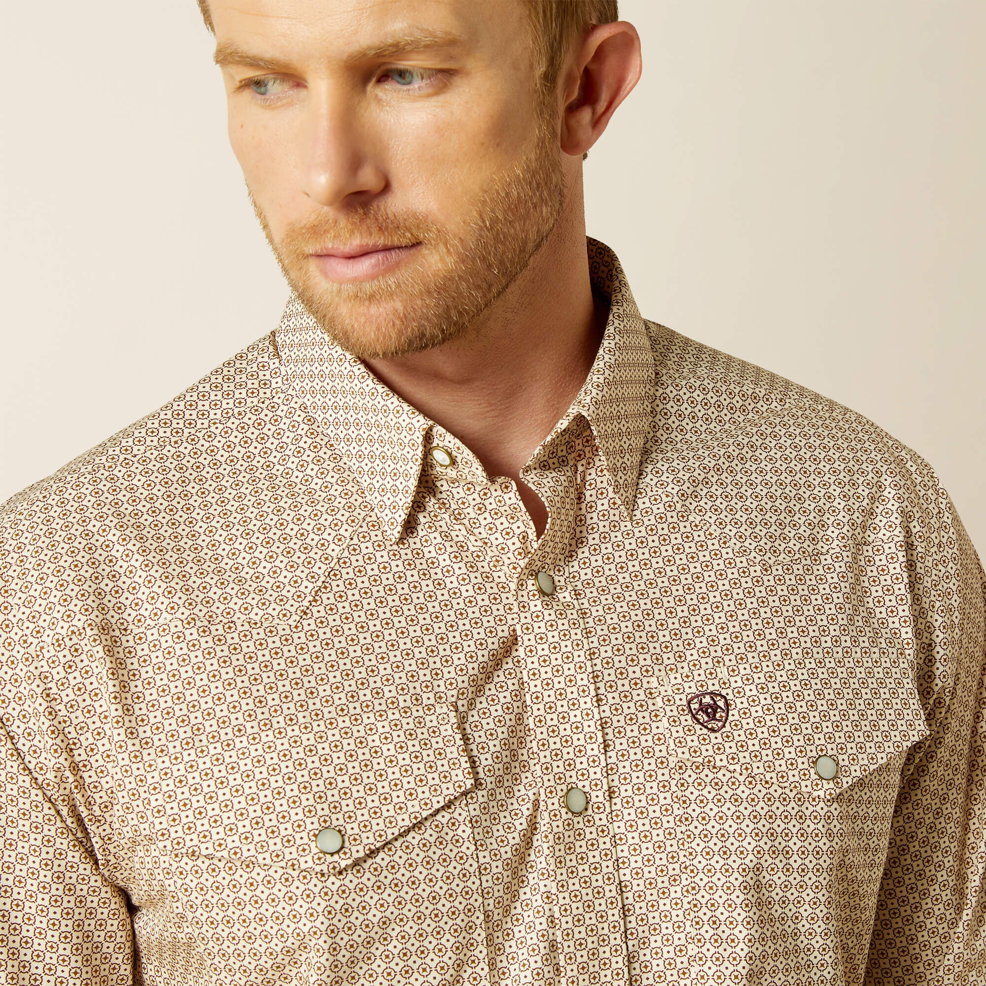 Wrinkle Free Eddie Fitted Shirt - Men